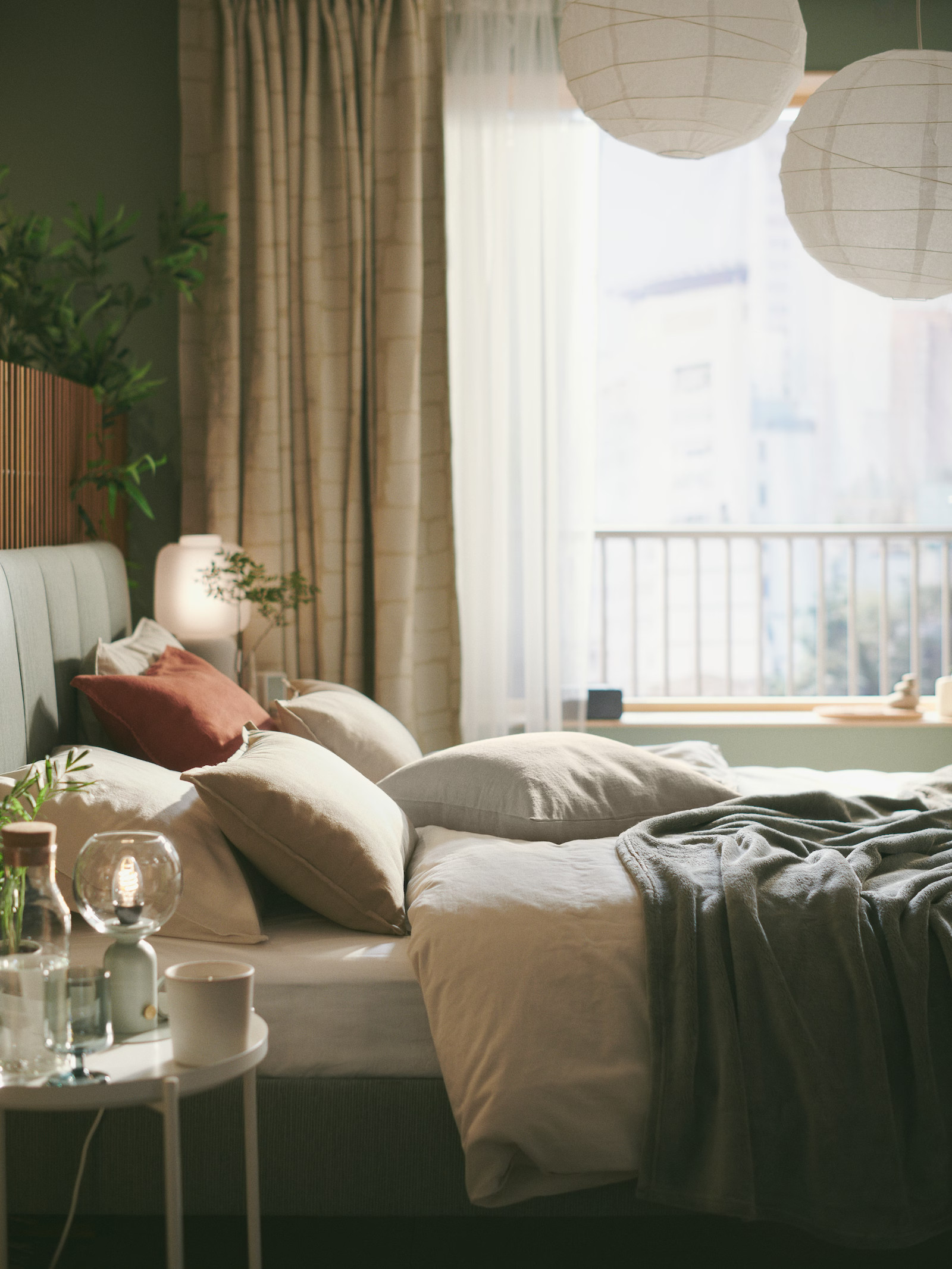 chambre IKEA décoration nature
