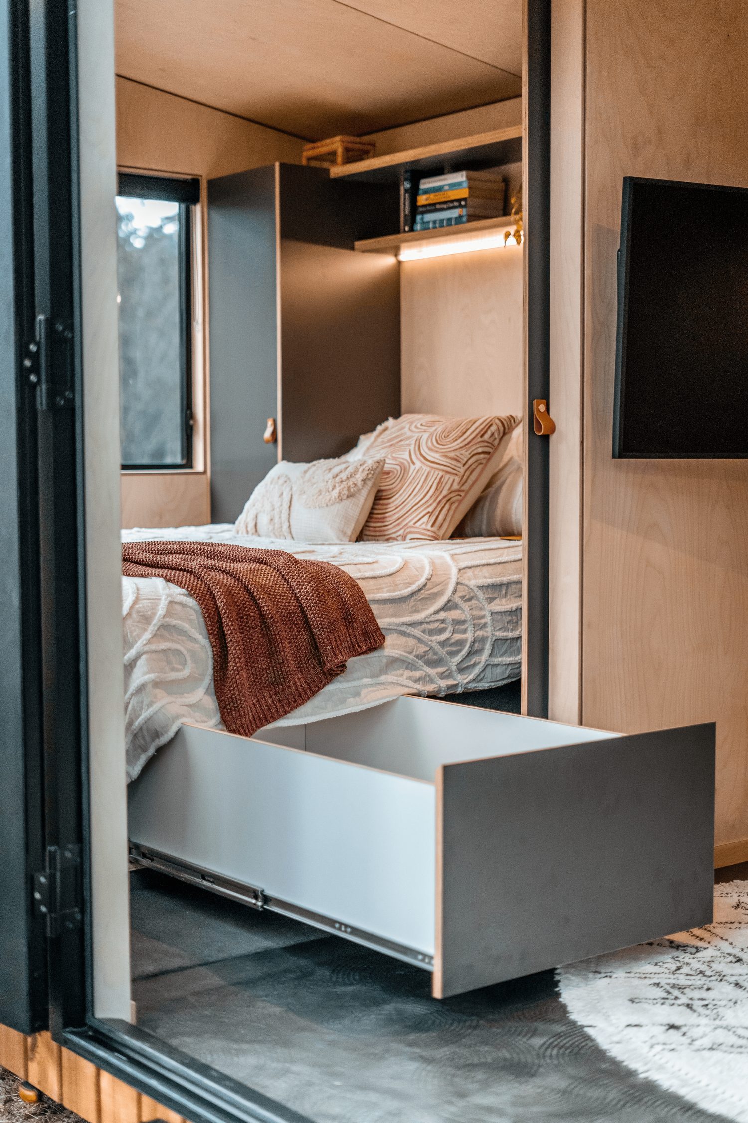chambre tiny house 21m2 Häuslein modèle Luna chambre tiny house 21m2 Häuslein modèle Luna