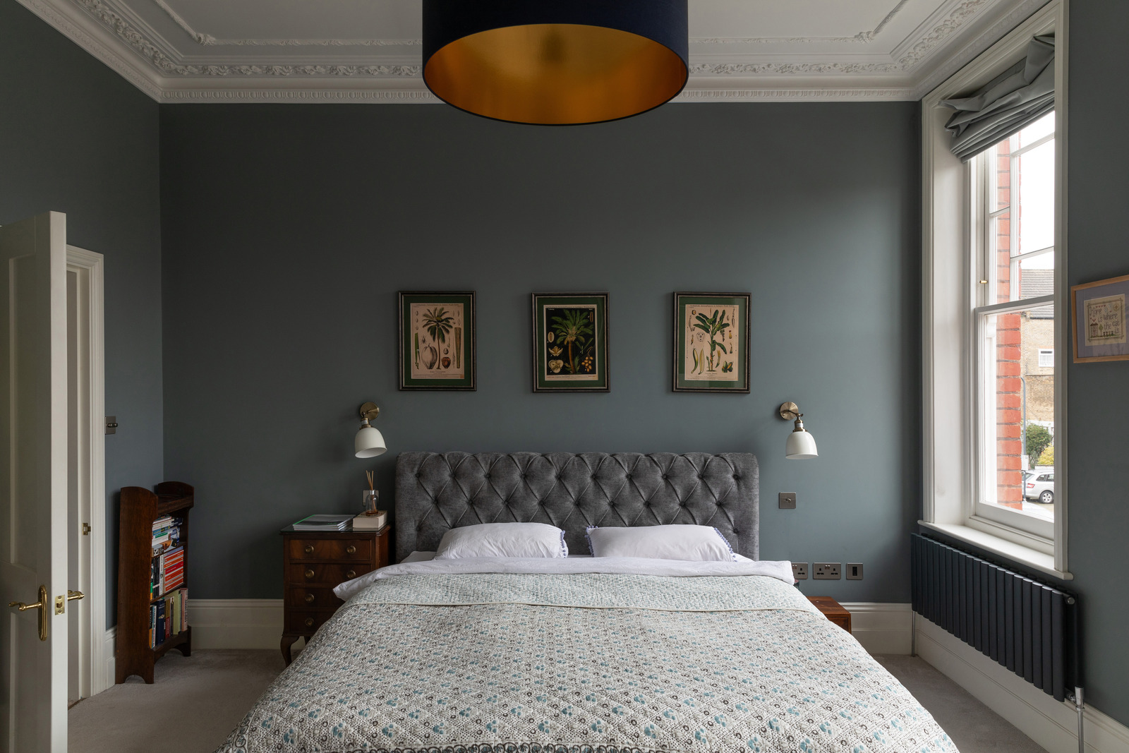 chambre avec moulures maison de ville Londres chambre avec moulures maison de ville Londres