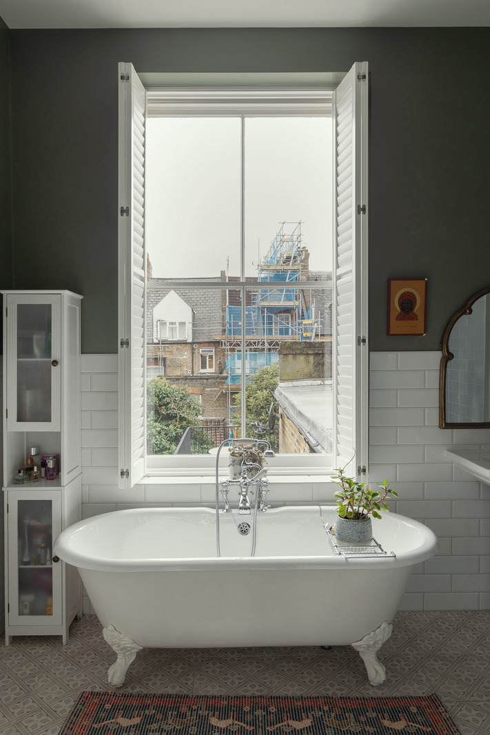 salle de bain vintage mur vert salle de bain vintage mur vert