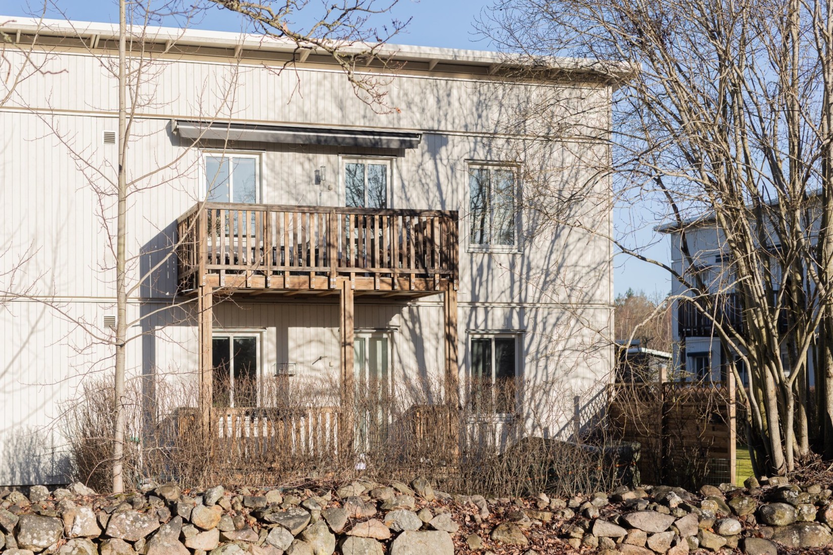 immeuble façade bois Suède