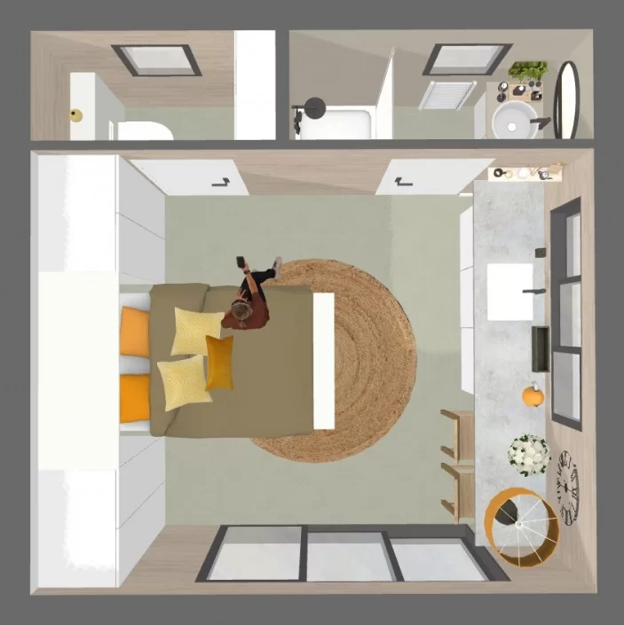 plan mini maison LODJ 20m2 plan mini maison LODJ 20m2