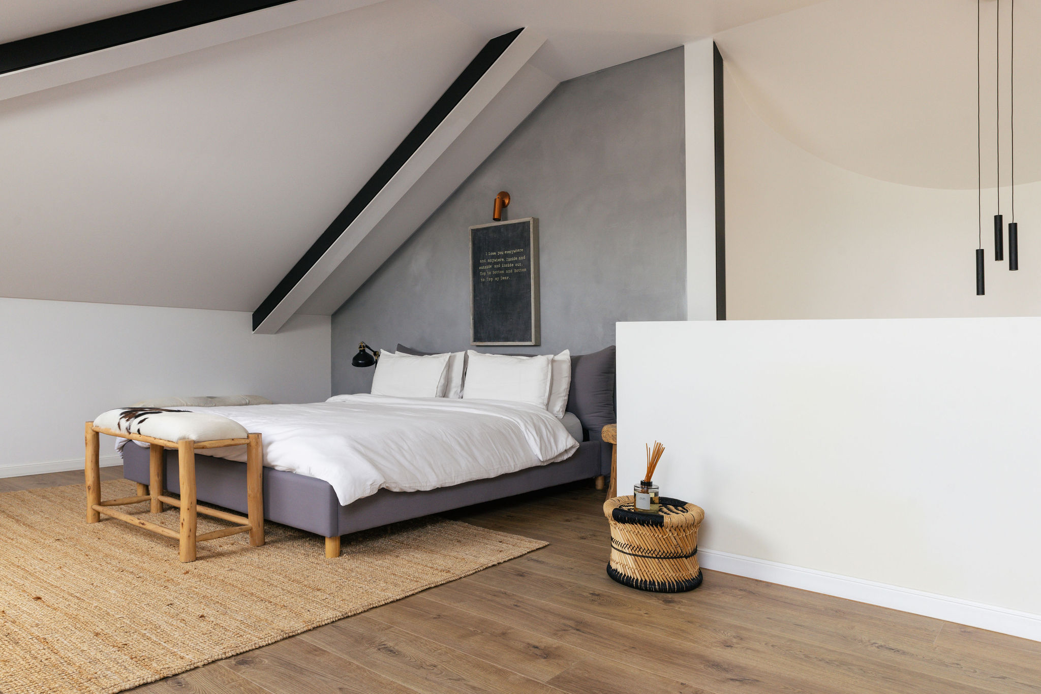 chambre mansardée loft en duplex