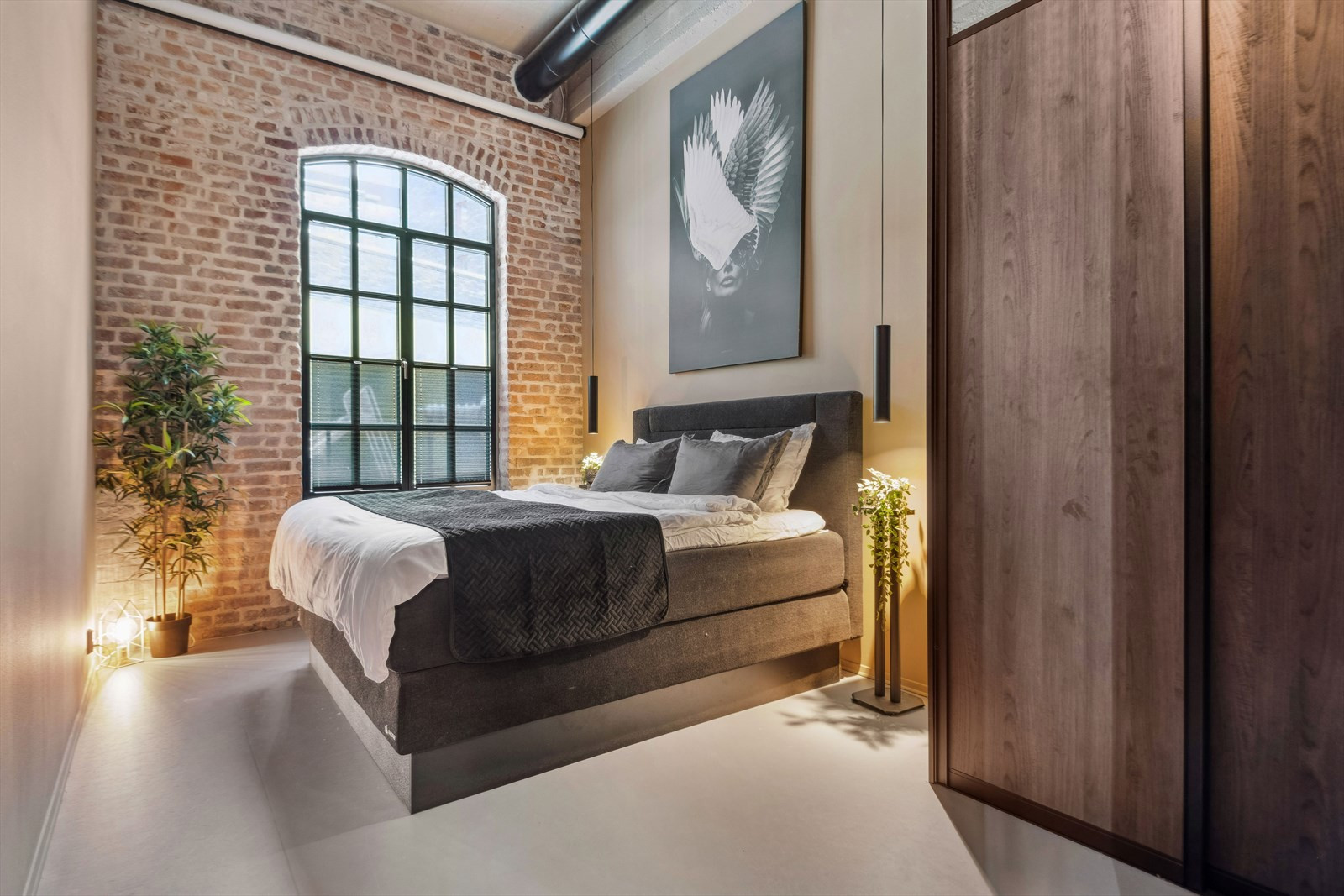 chambre loft mur en briques chambre loft mur en briques