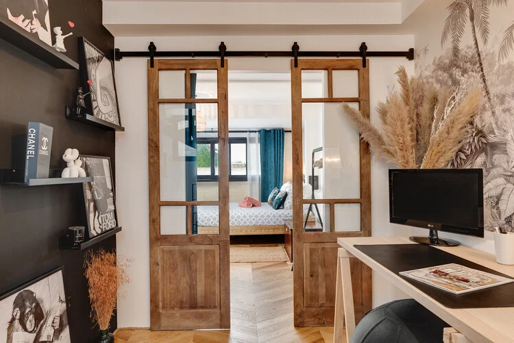 bureau avec portes verrière loft à louer Bordeaux