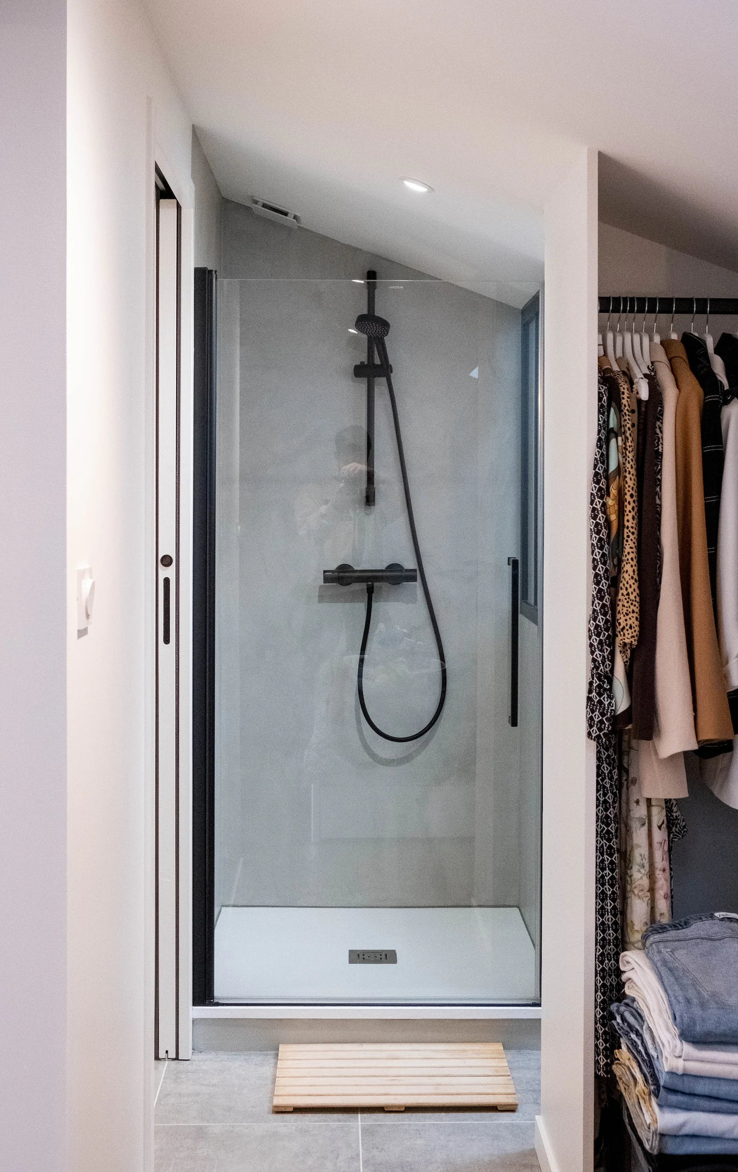 douche mansardée
