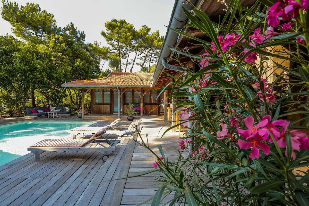 maison en bois Cap Ferret avec piscine maison en bois Cap Ferret avec piscine