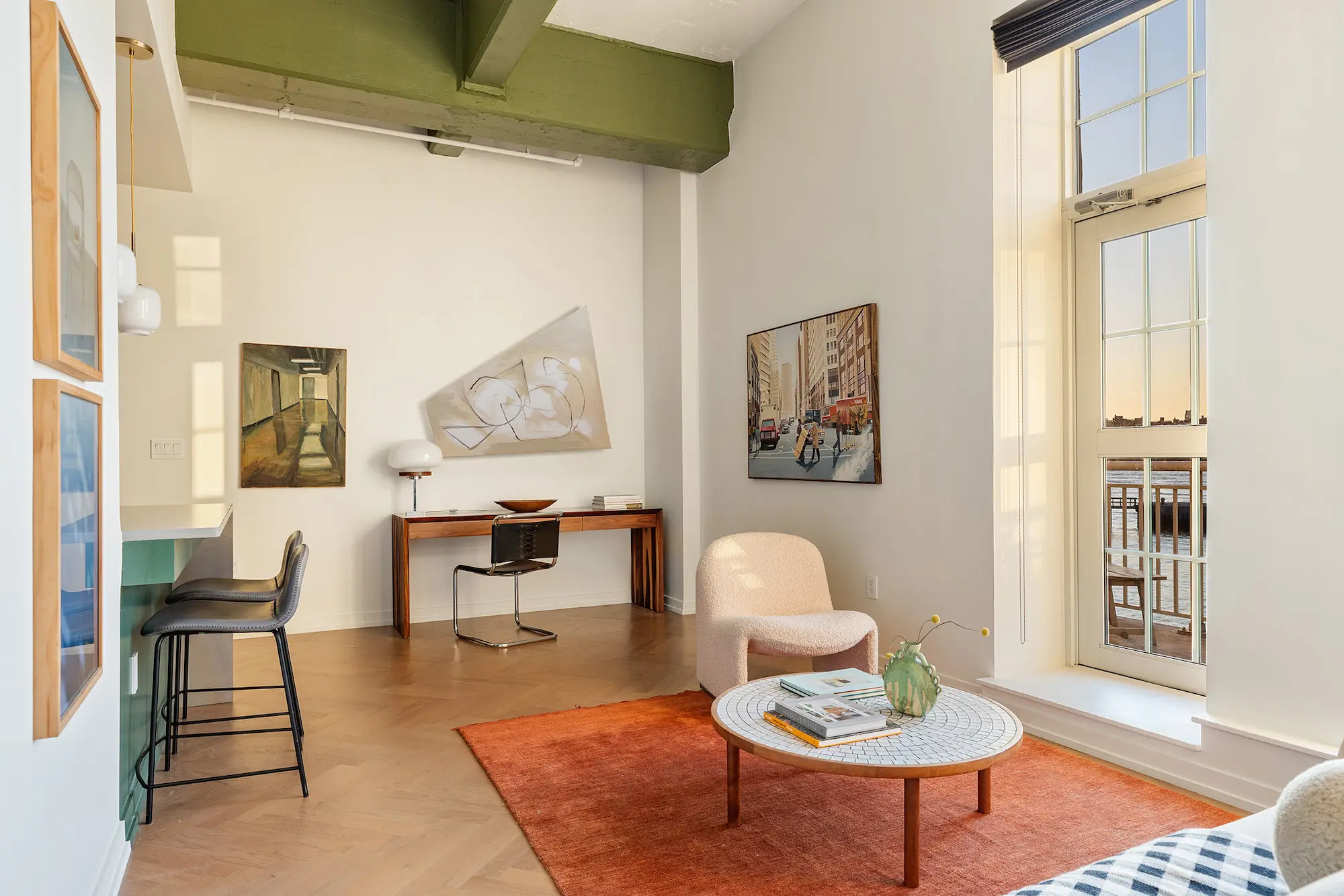 salon appartement salon appartement' New York décoration contemporaine