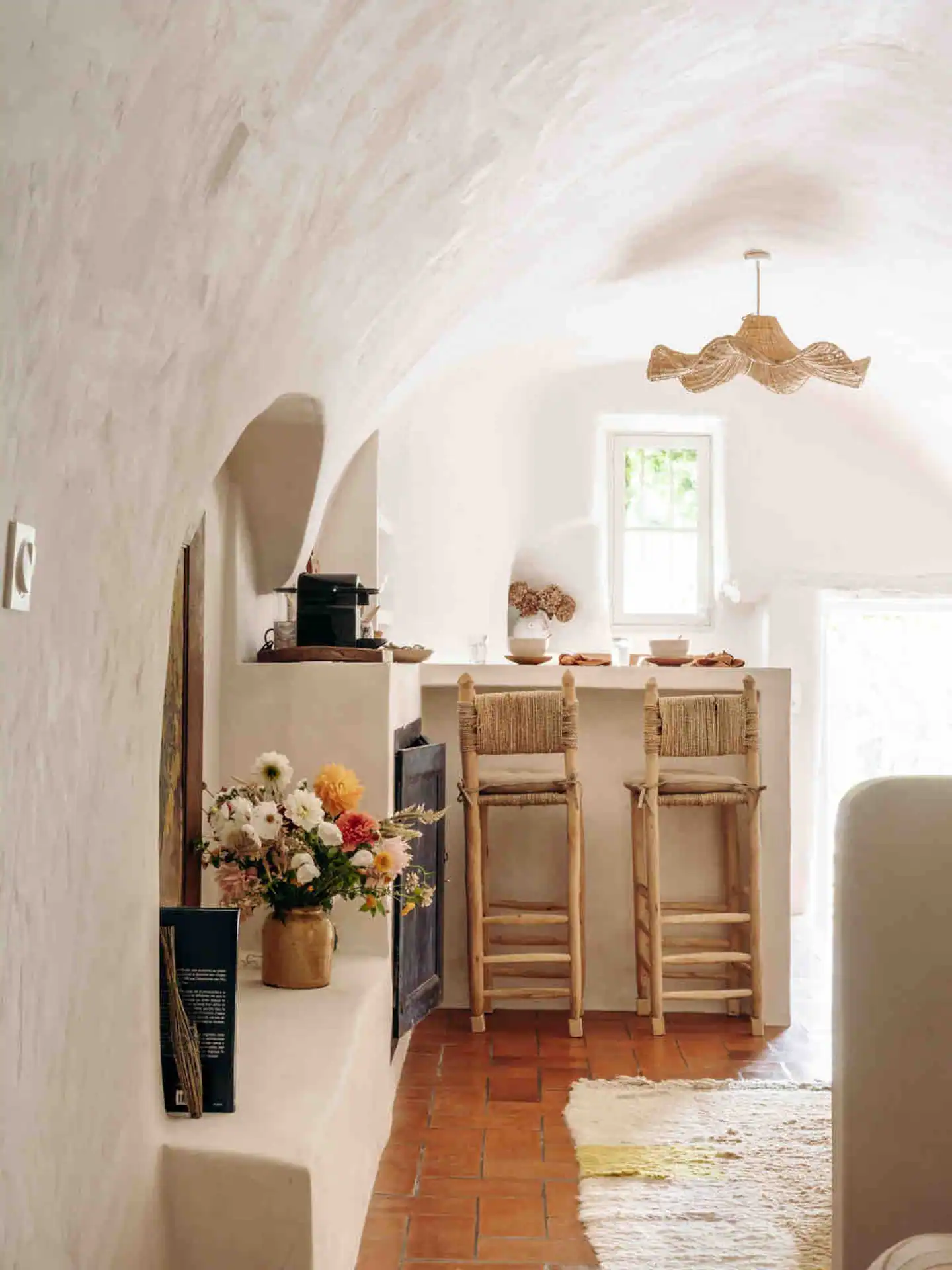 cuisine plafond voûté décoration rustique chic Maisons Clotilde cuisine plafond voûté décoration rustique chic Maisons Clotilde