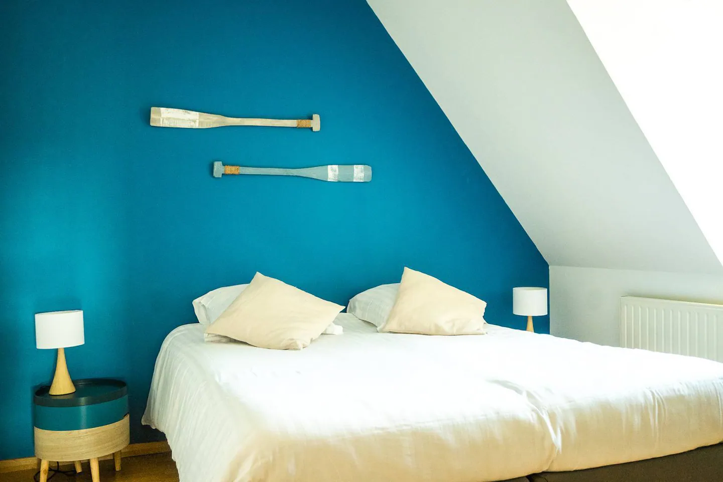 chambre mansardée bleue chambre mansardée bleue