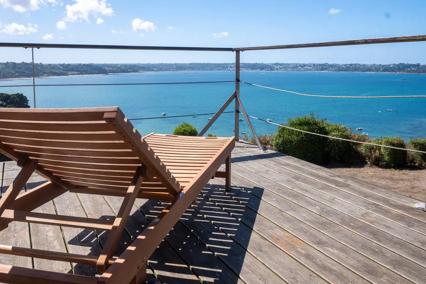terrasse bois maison Bretagne vue mer terrasse bois maison Bretagne vue mer