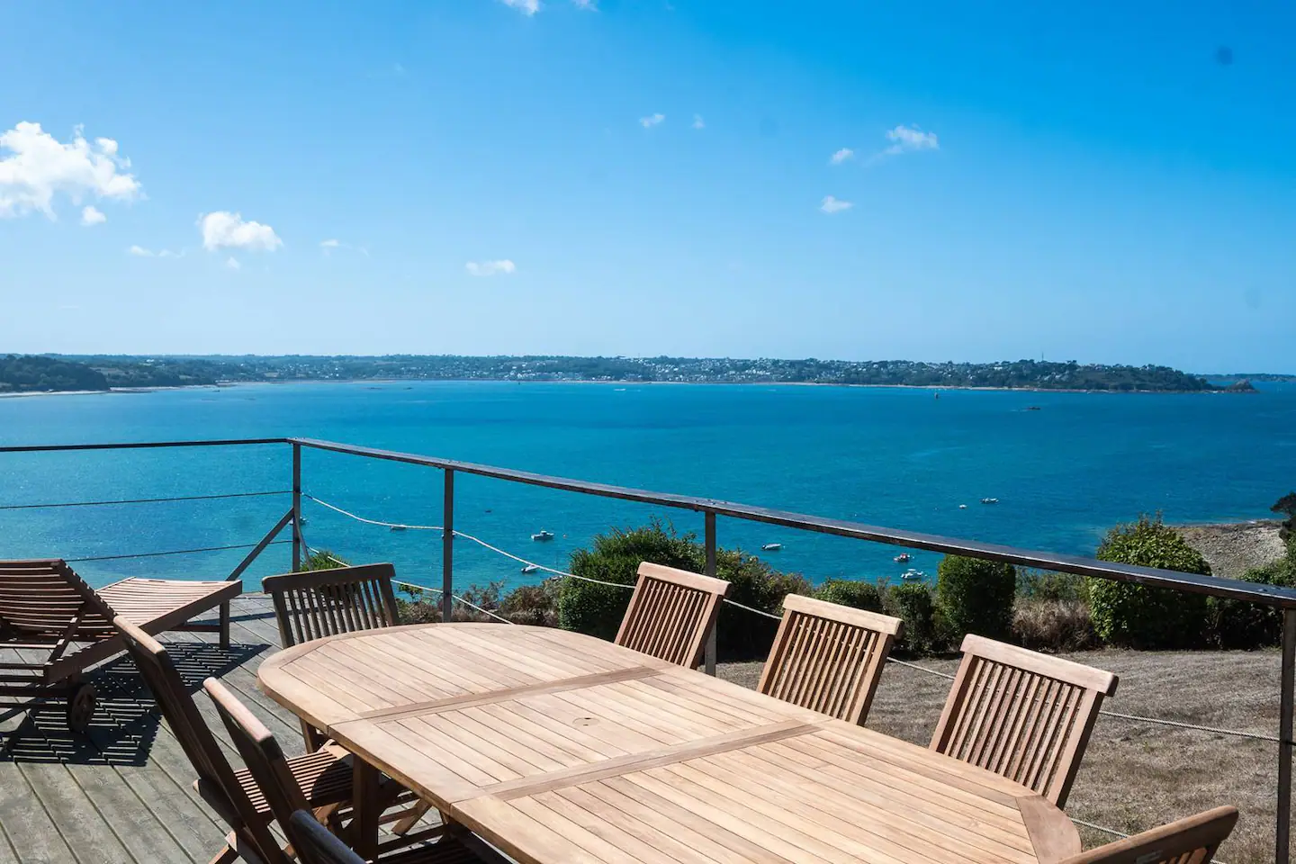 terrasse bois maison Bretagne vue mer terrasse bois maison Bretagne vue mer