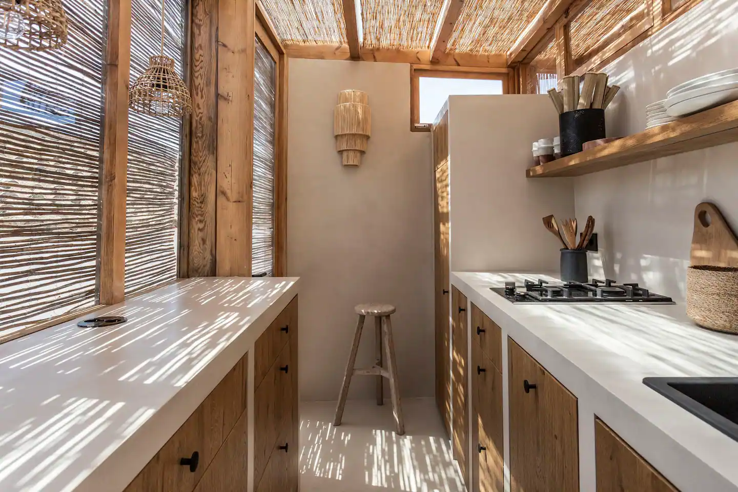 cuisine d cuisine d'été avec pergola