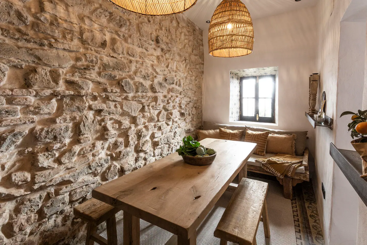 salle à manger mur en pierres salle à manger mur en pierres