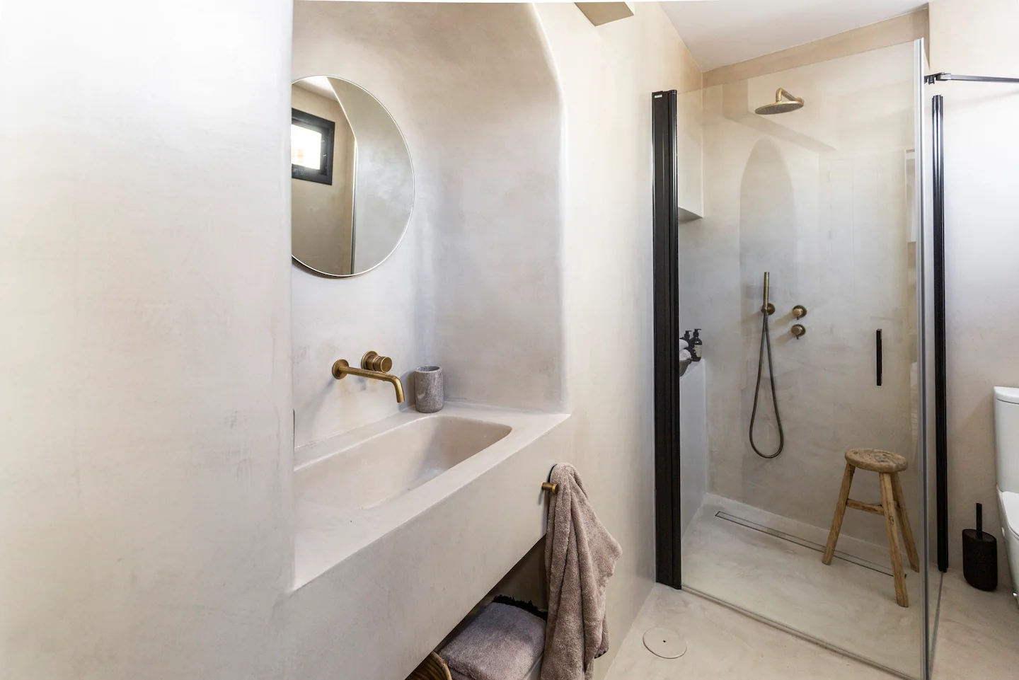 salle de bain murs enduits salle de bain murs enduits