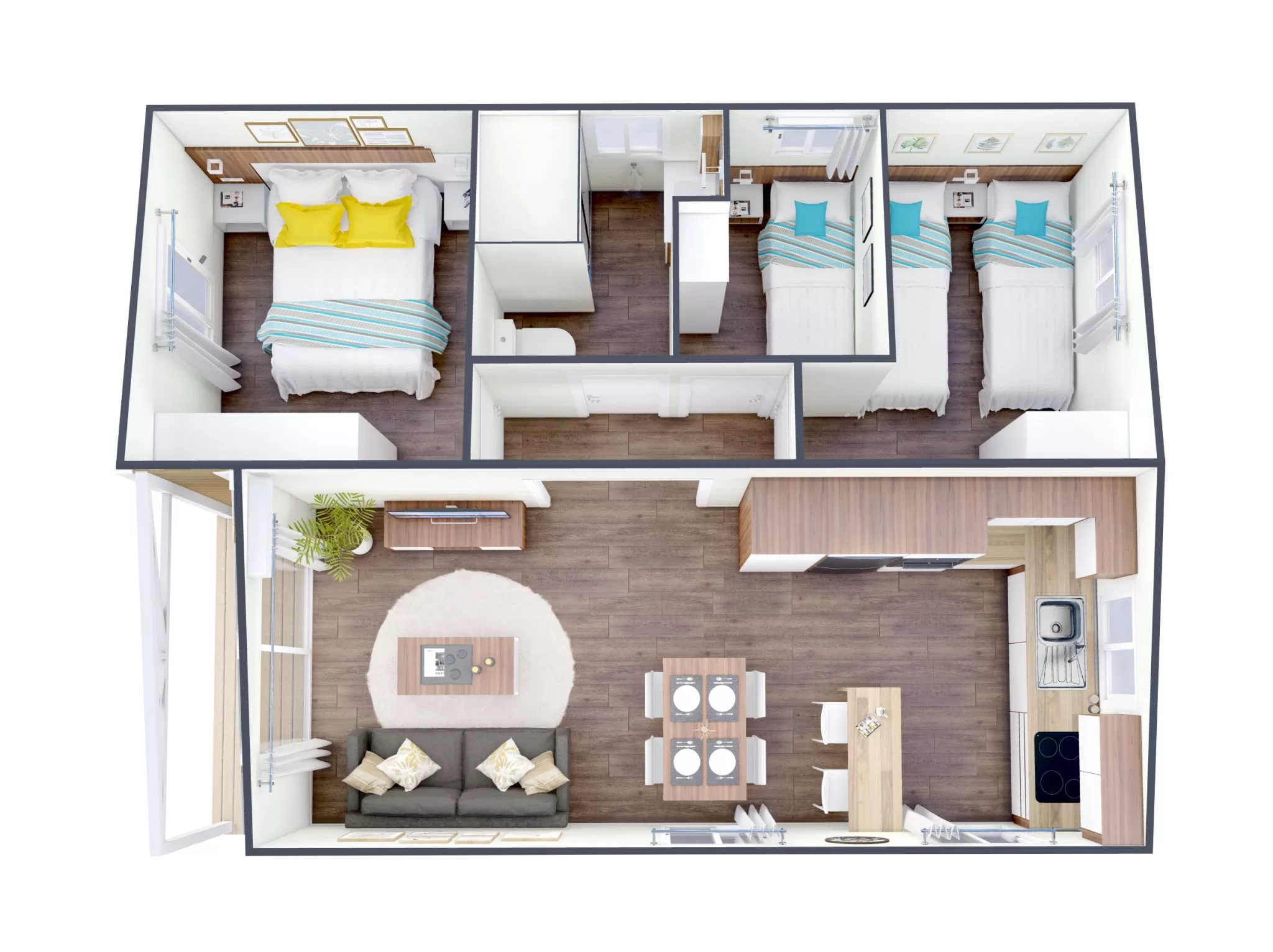 plan petite maison 53m2 plan petite maison 53m2