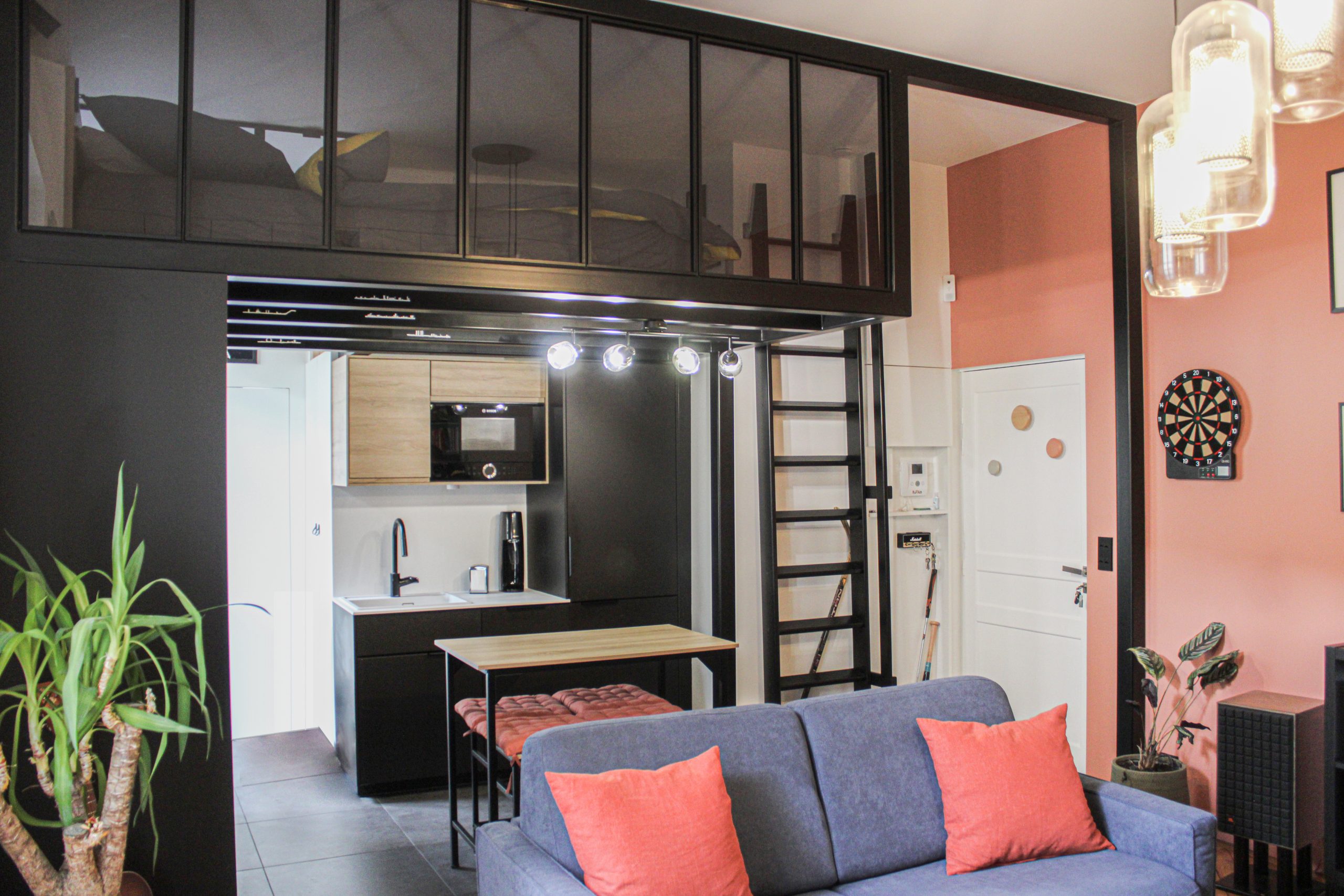 studio rénové Paris avec une chambre loft studio rénové Paris avec une chambre loft