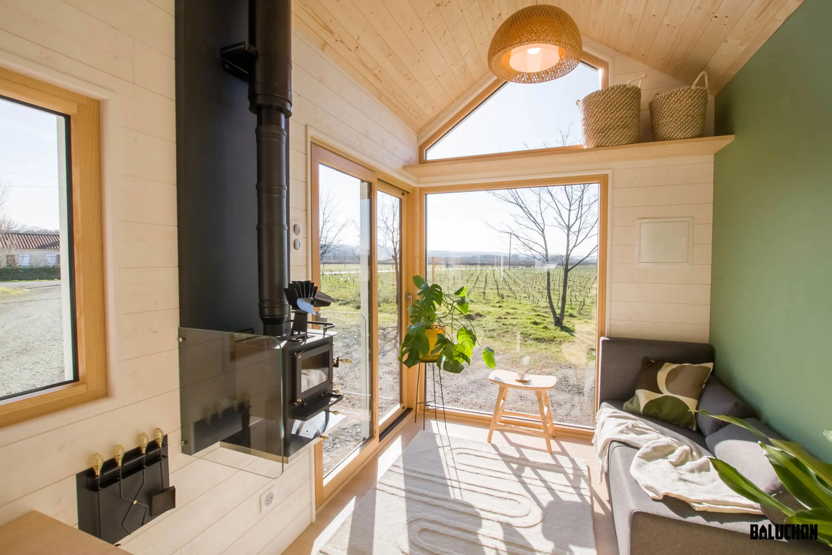 intérieur tiny house française Baluchon intérieur tiny house française Baluchon