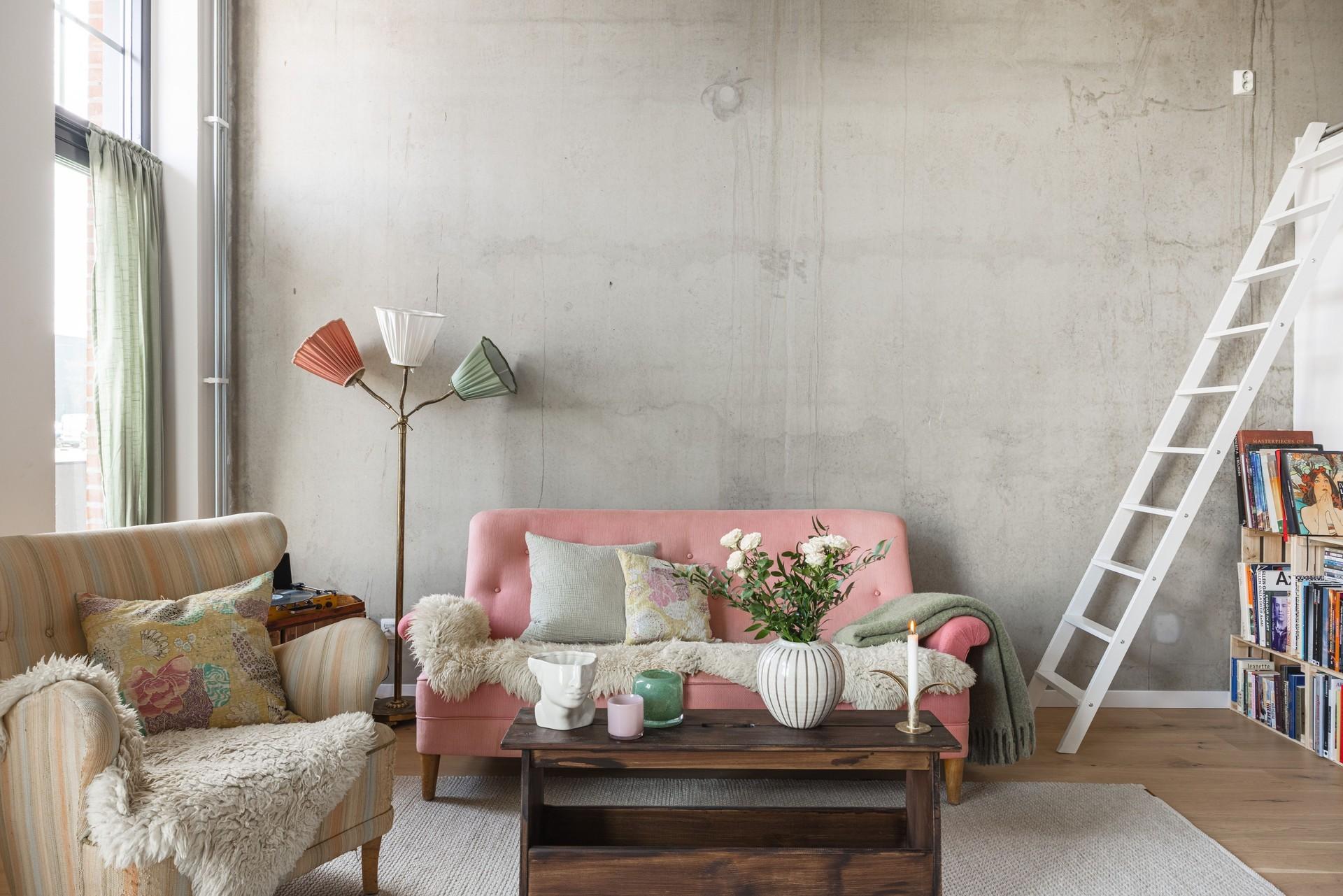 salon avec canapé rose décoration scandinave salon avec canapé rose décoration scandinave