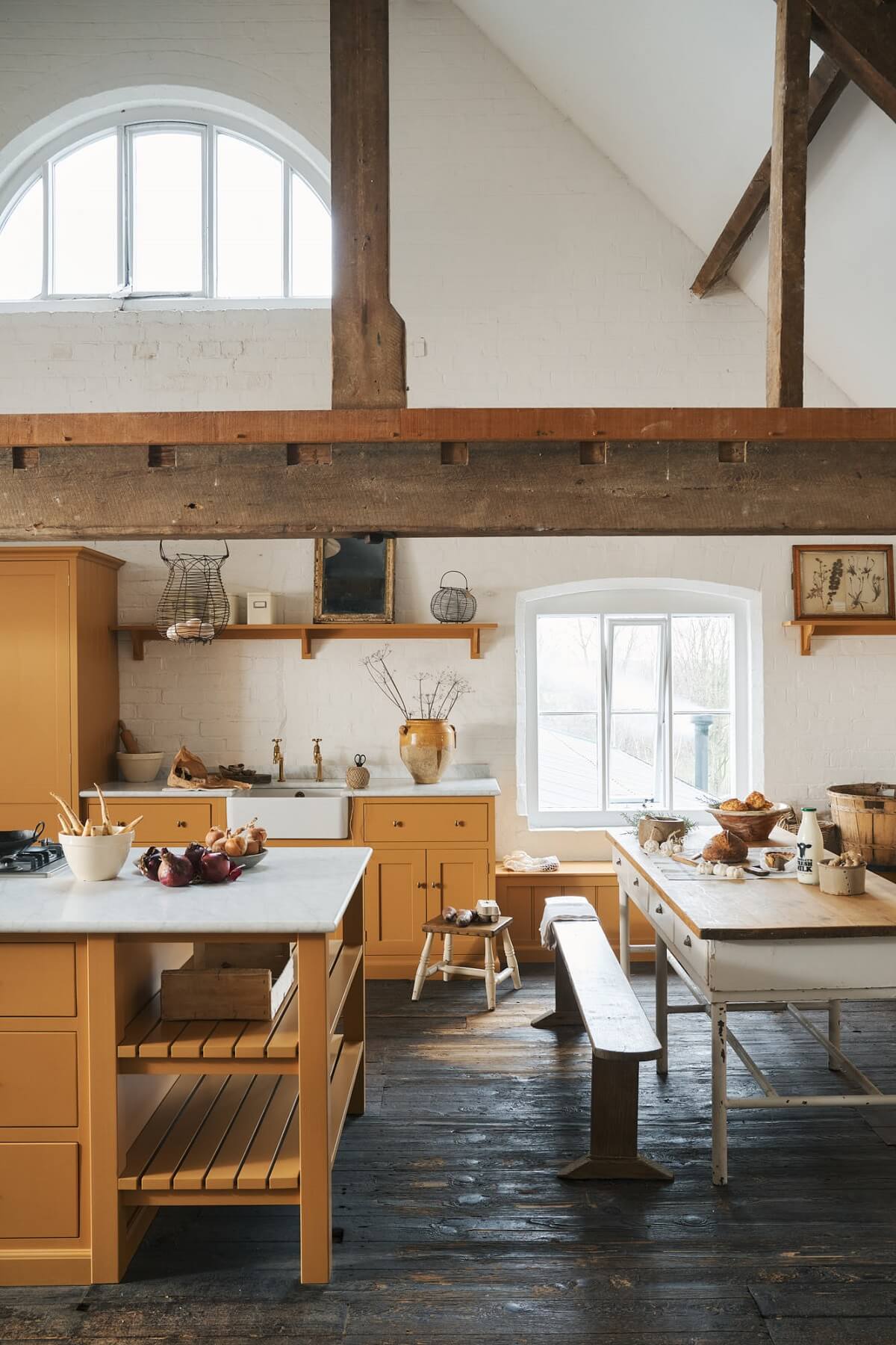 cuisine deVOL style shaker couleur jaune