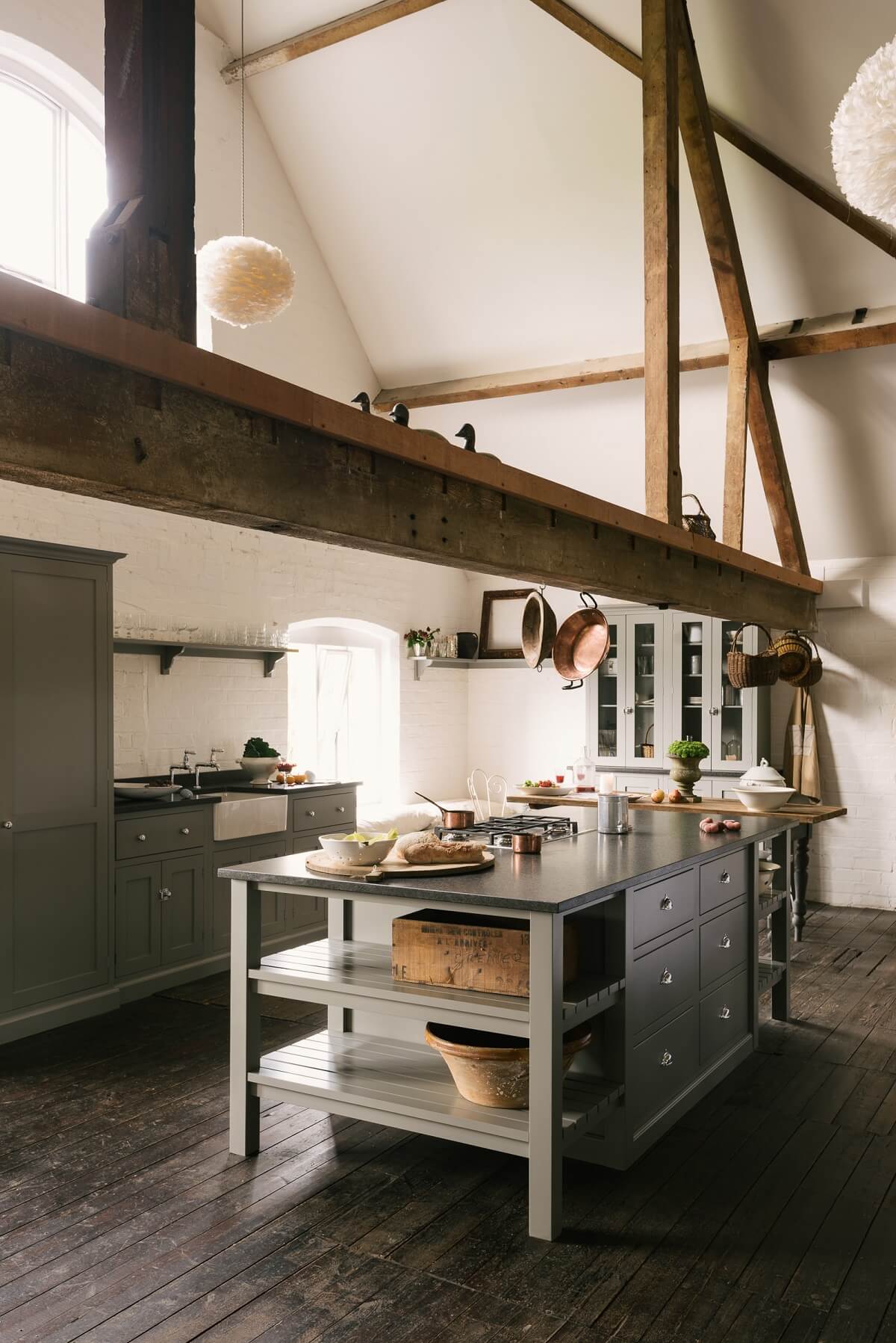 cuisine deVOL style shaker couleur grise