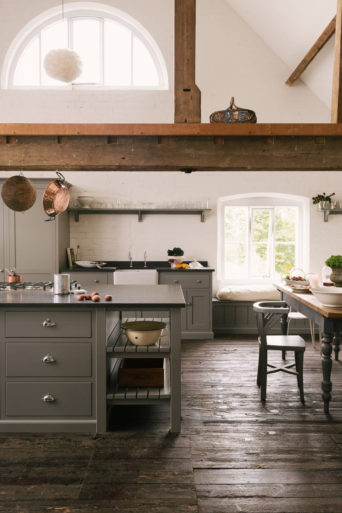 cuisine deVOL style shaker couleur grise