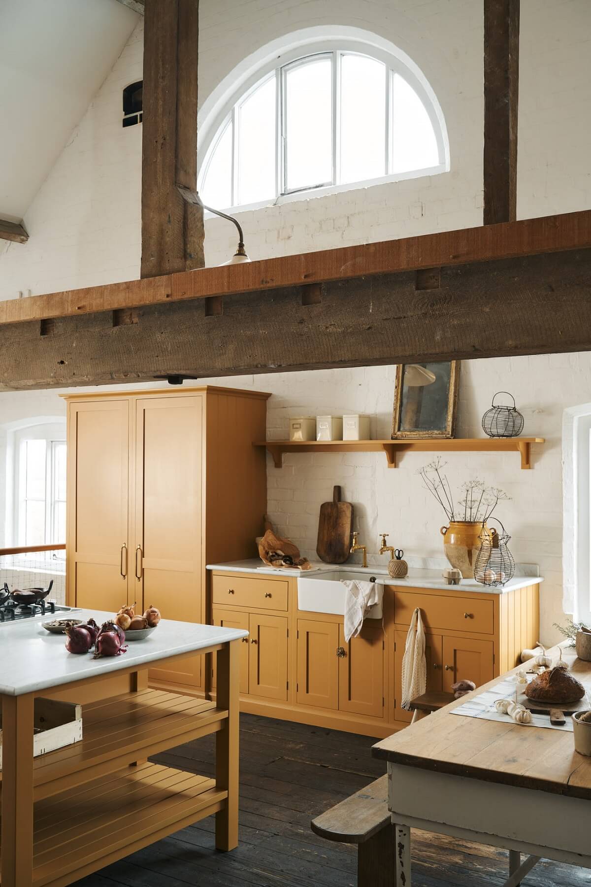 cuisine deVOL style shaker couleur jaune