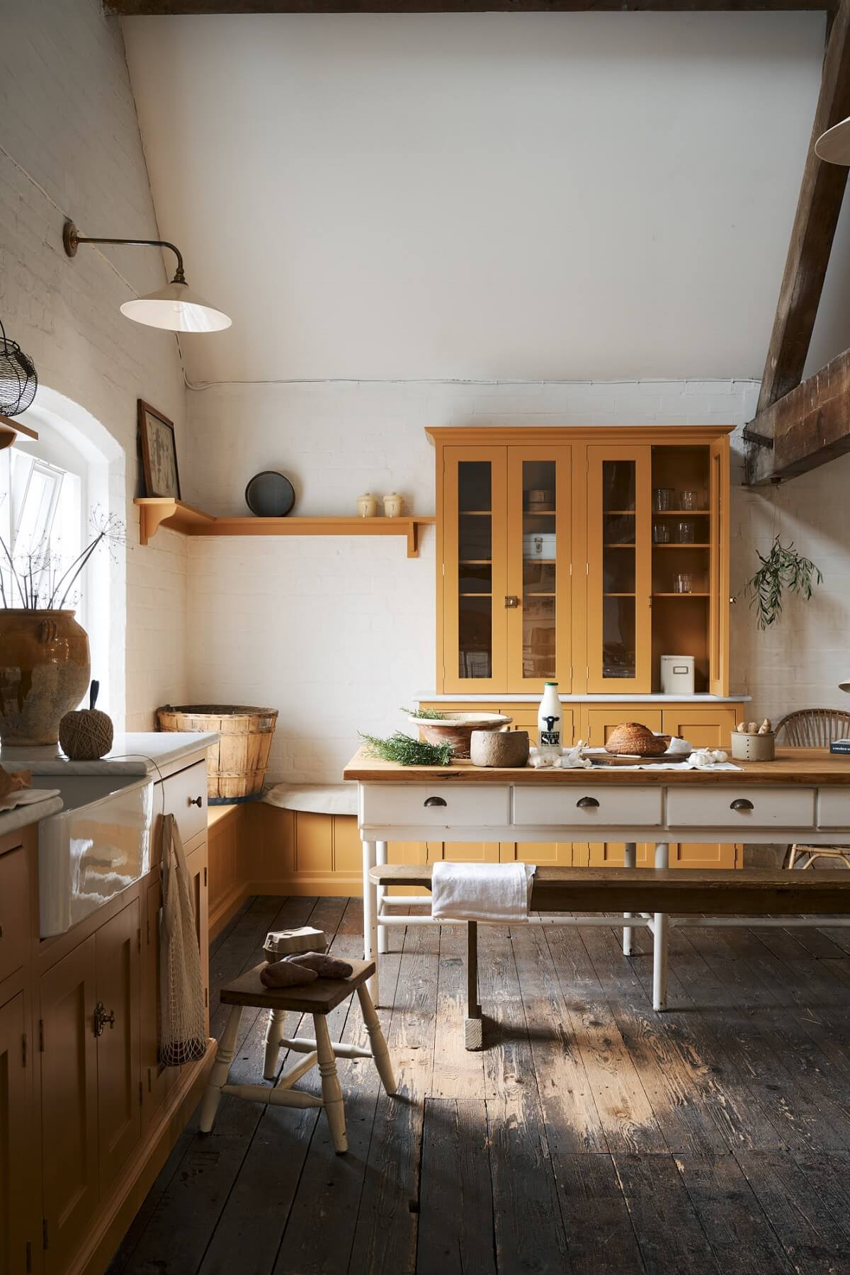 cuisine deVOL style shaker couleur jaune