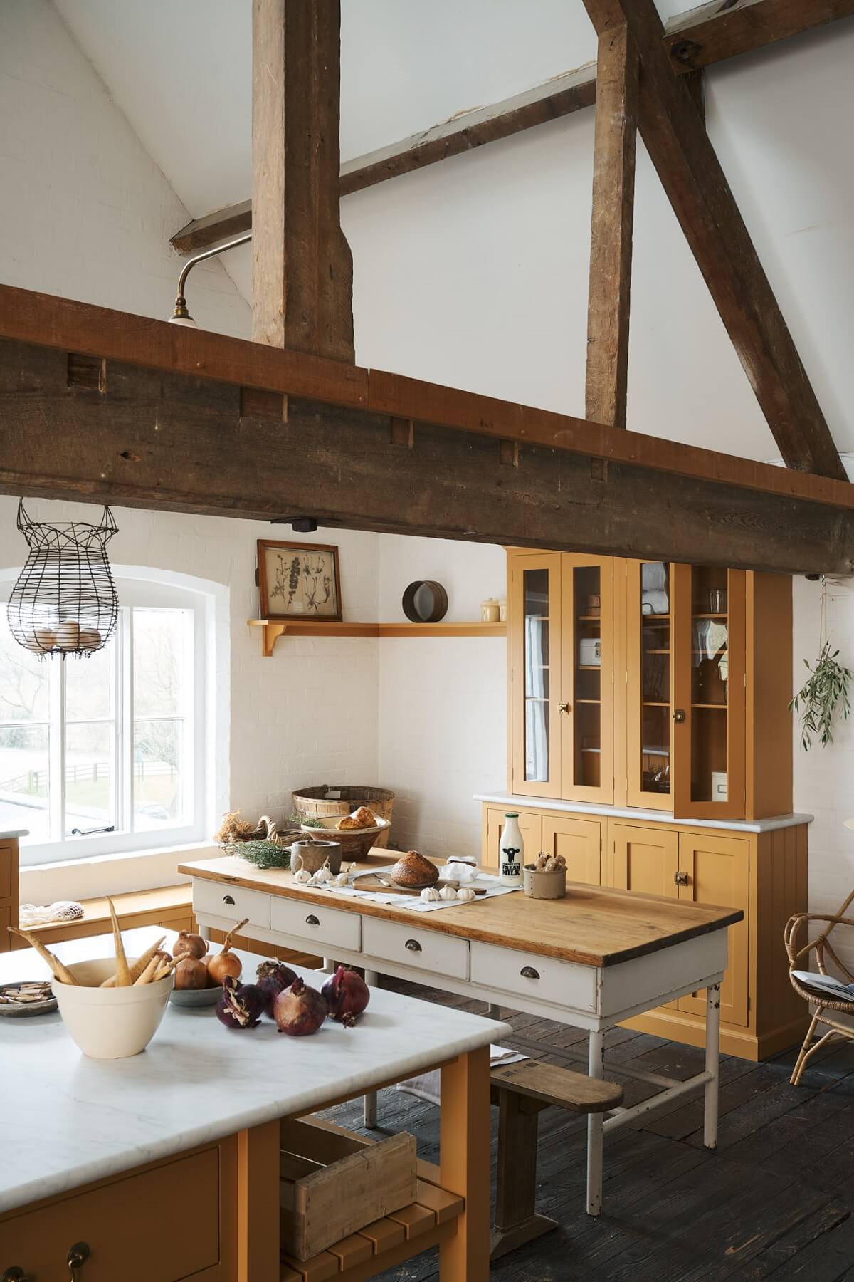 cuisine deVOL style shaker couleur jaune