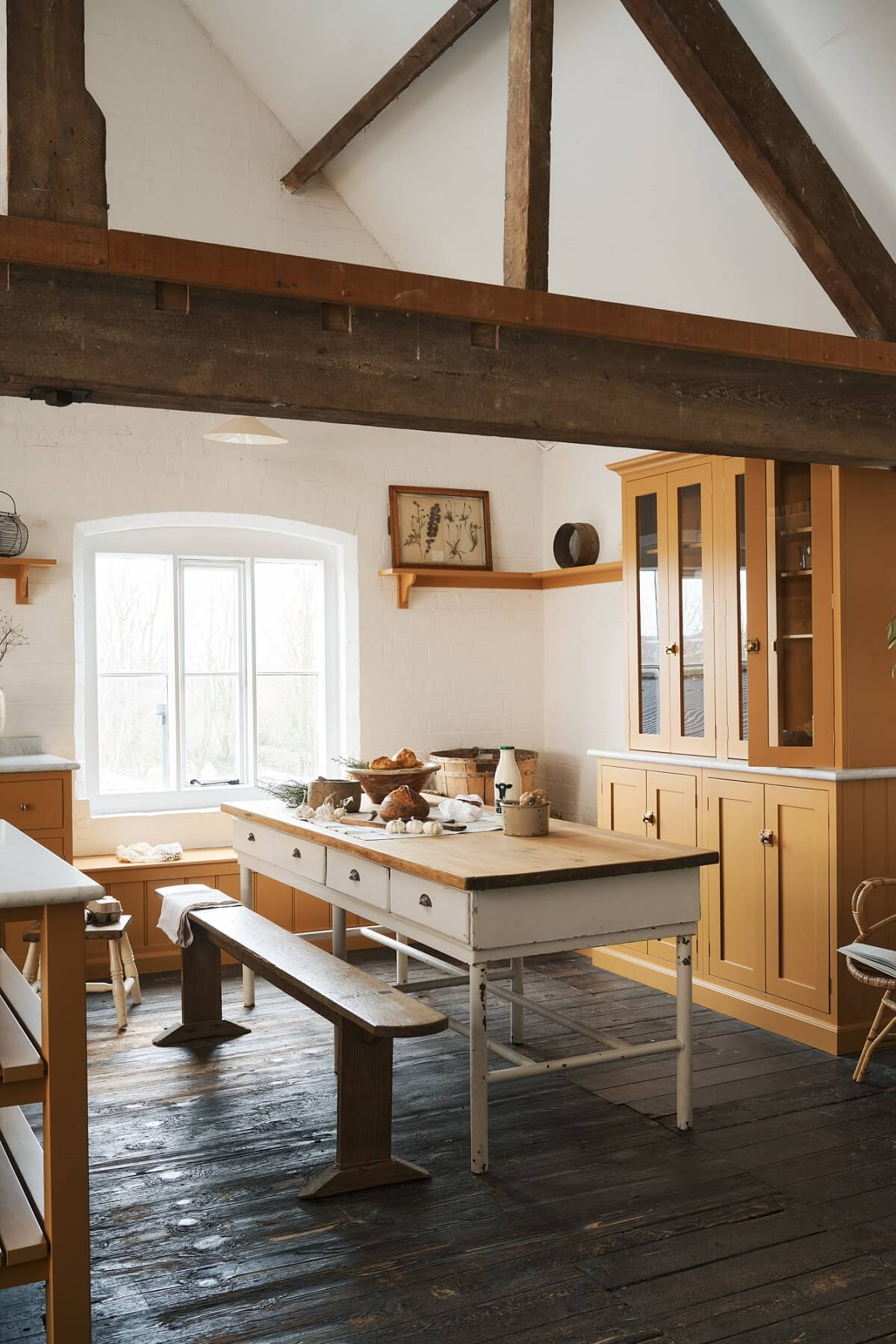 cuisine deVOL style shaker couleur jaune