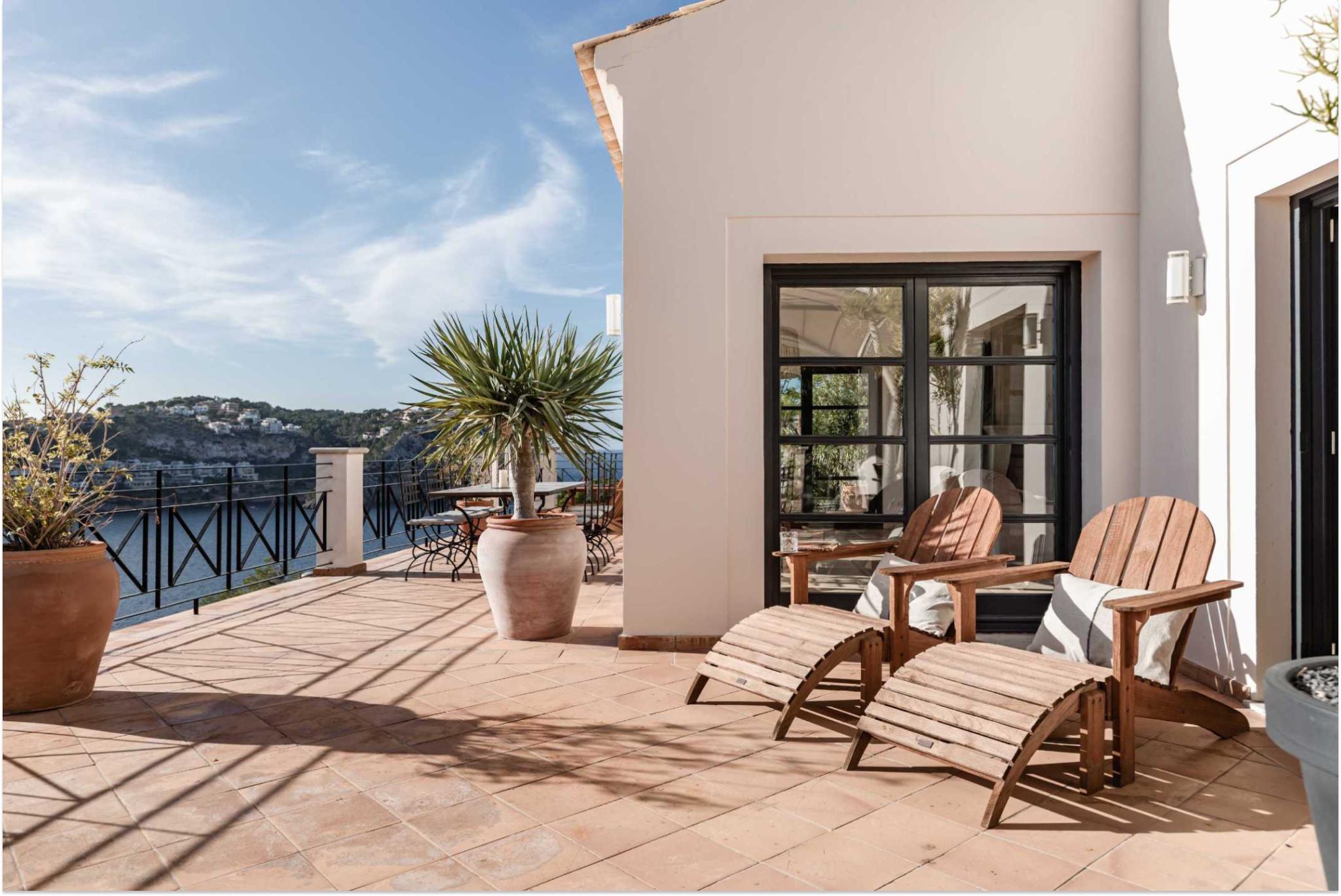 maison en hauteur avec terrasse vue mer Majorque maison en hauteur avec terrasse vue mer Majorque