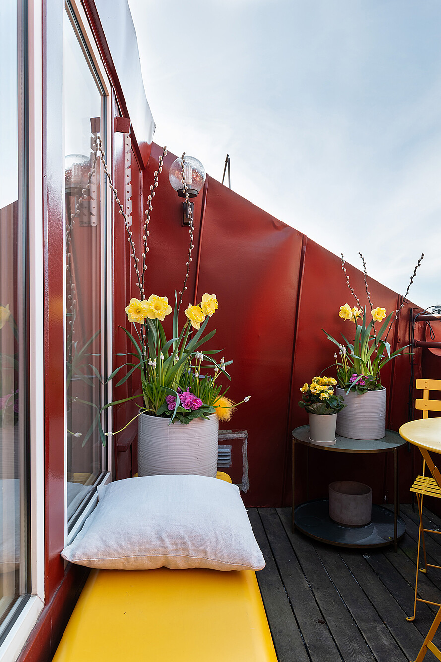terrasse appartement sous les toits