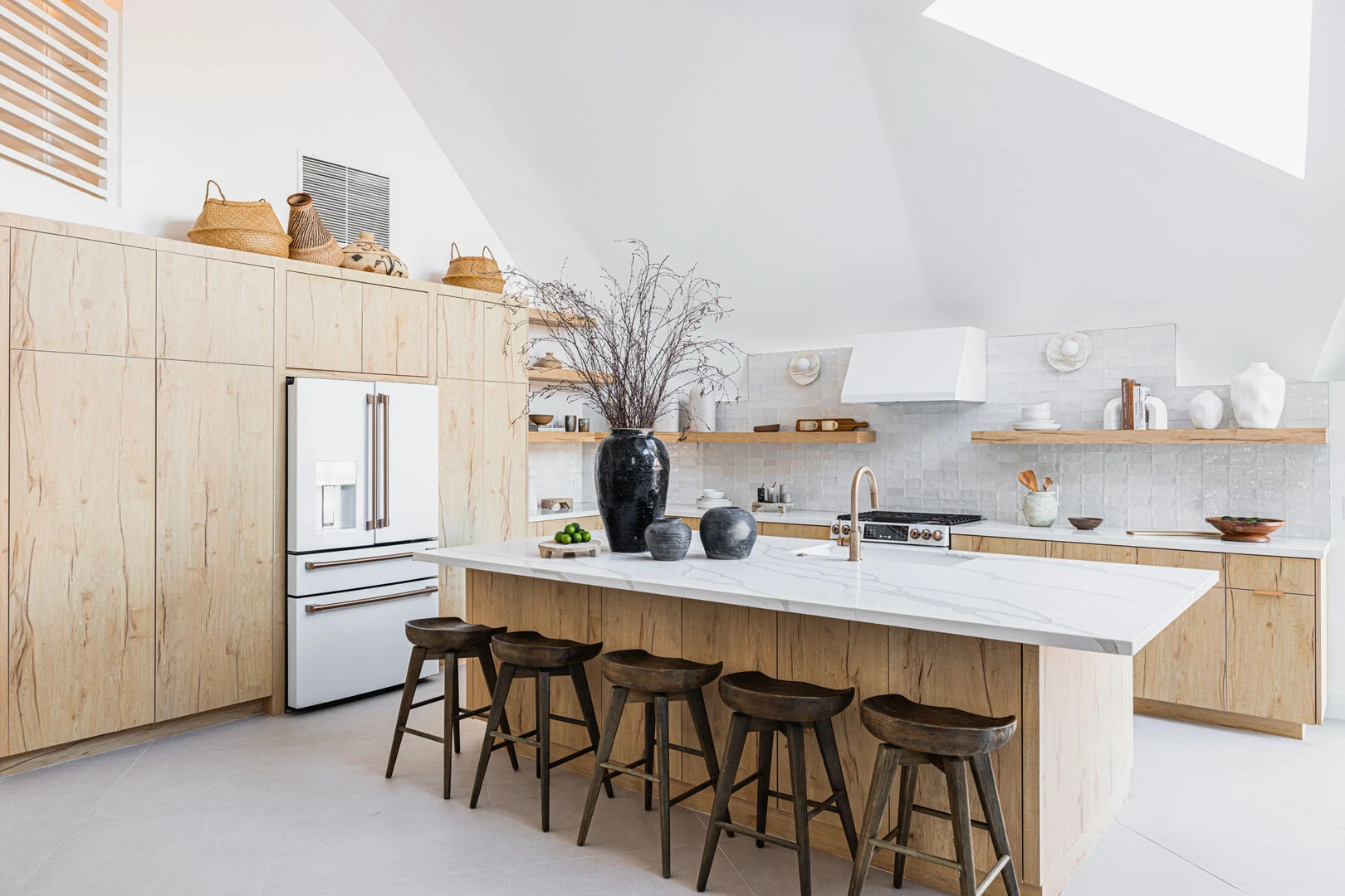 cuisine bois design maison dôme décoration moderne Perch