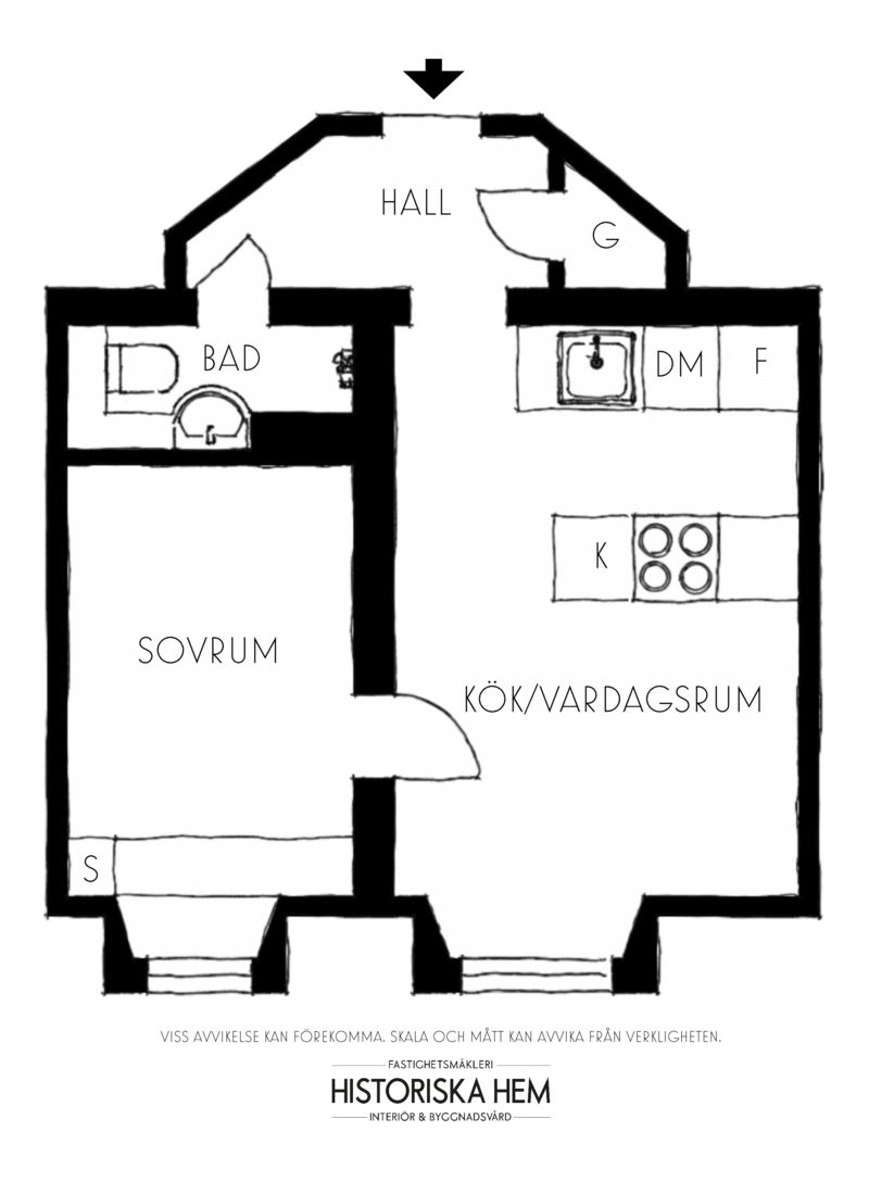 plan appartement de 47m2