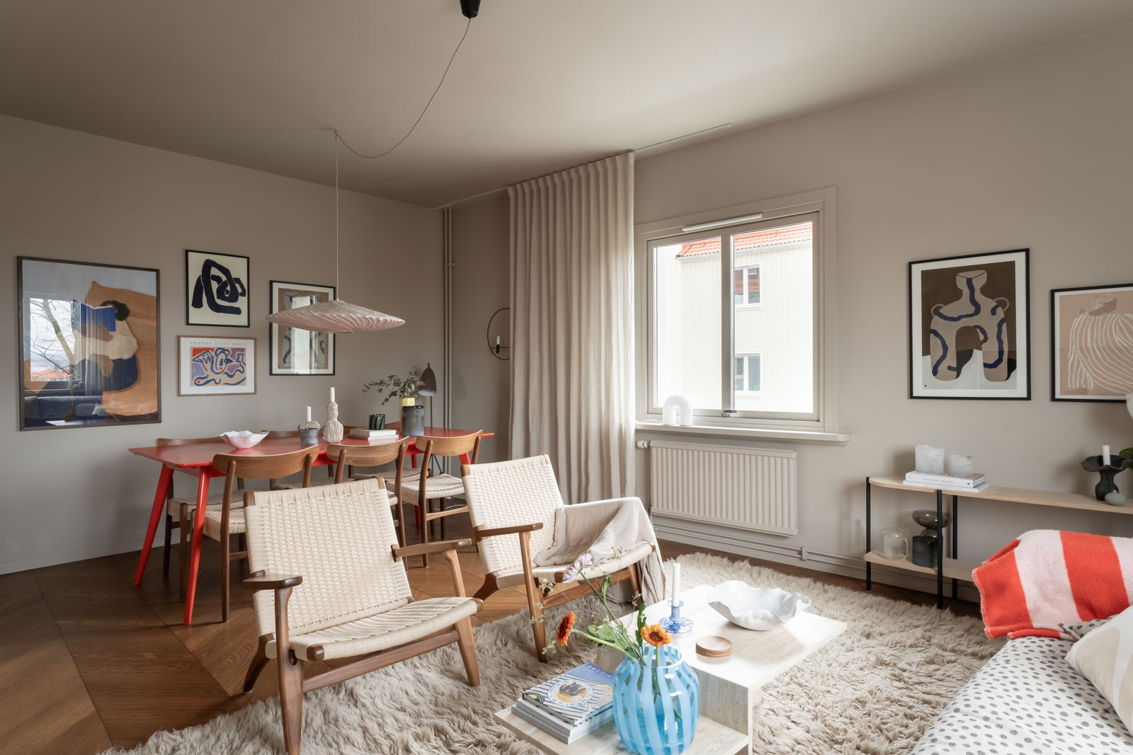 salon et salle à manger décoration scandinave
