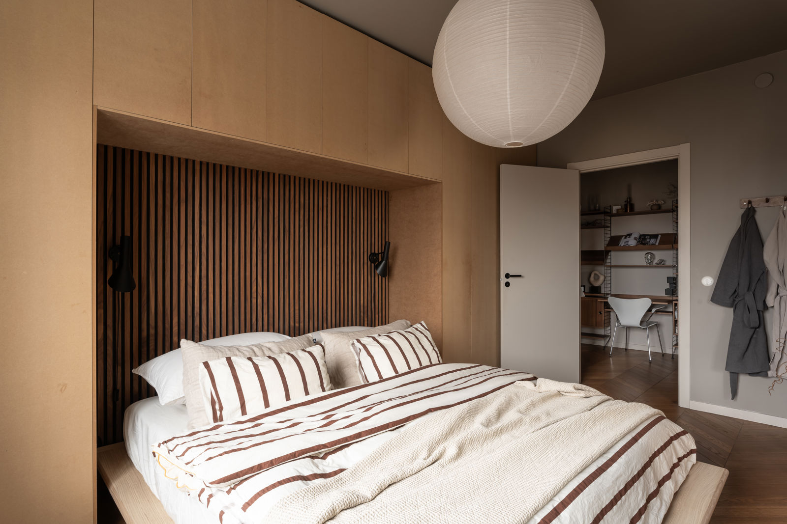 chambre meuble pont décoration scandinave