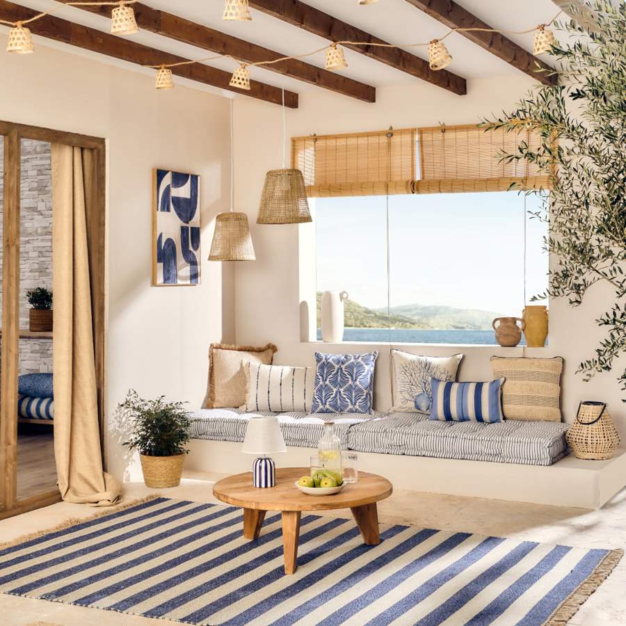salon sur terrasse décoration méditerranéenne
