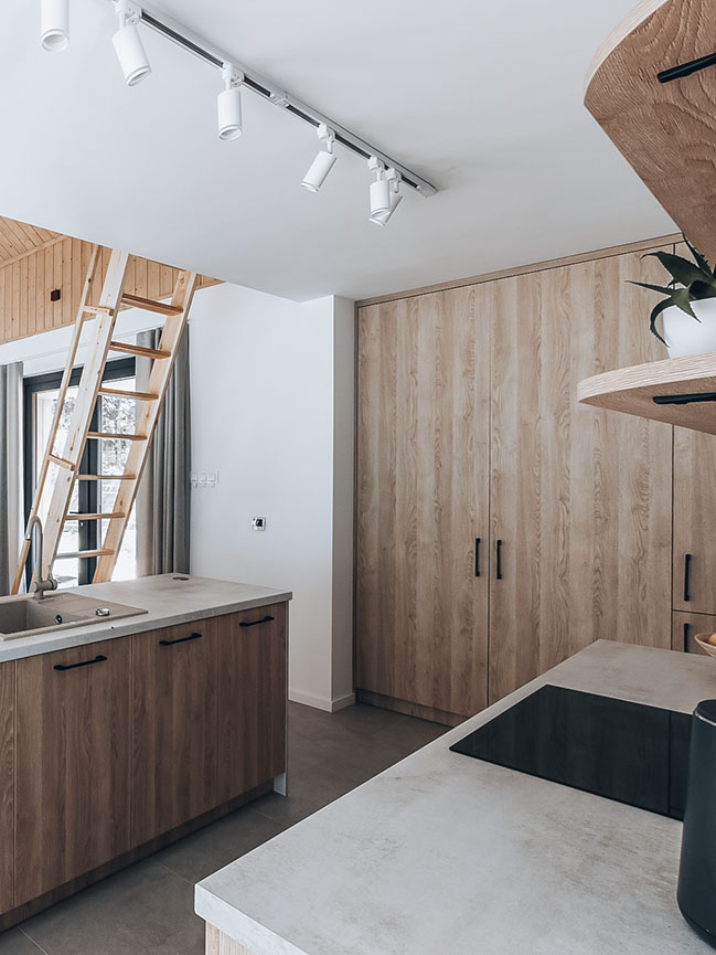 cuisine ouverte design bois avec îlot cuisine ouverte design bois avec îlot