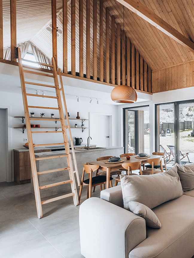 salon double hauteur maison en bois salon double hauteur maison en bois
