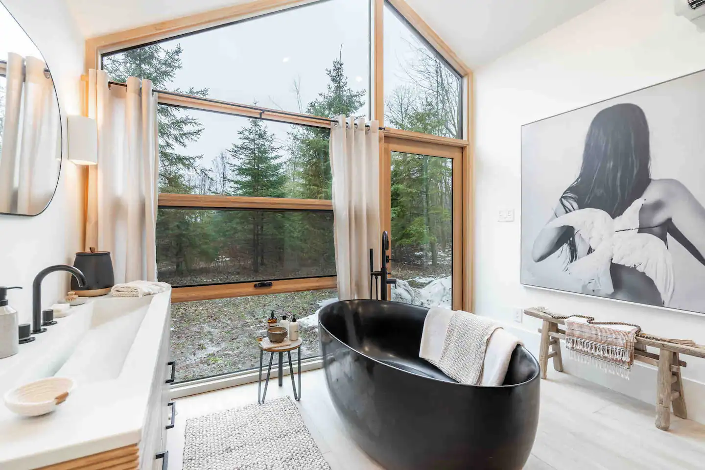 salle de bain design pignon vitré mini maison