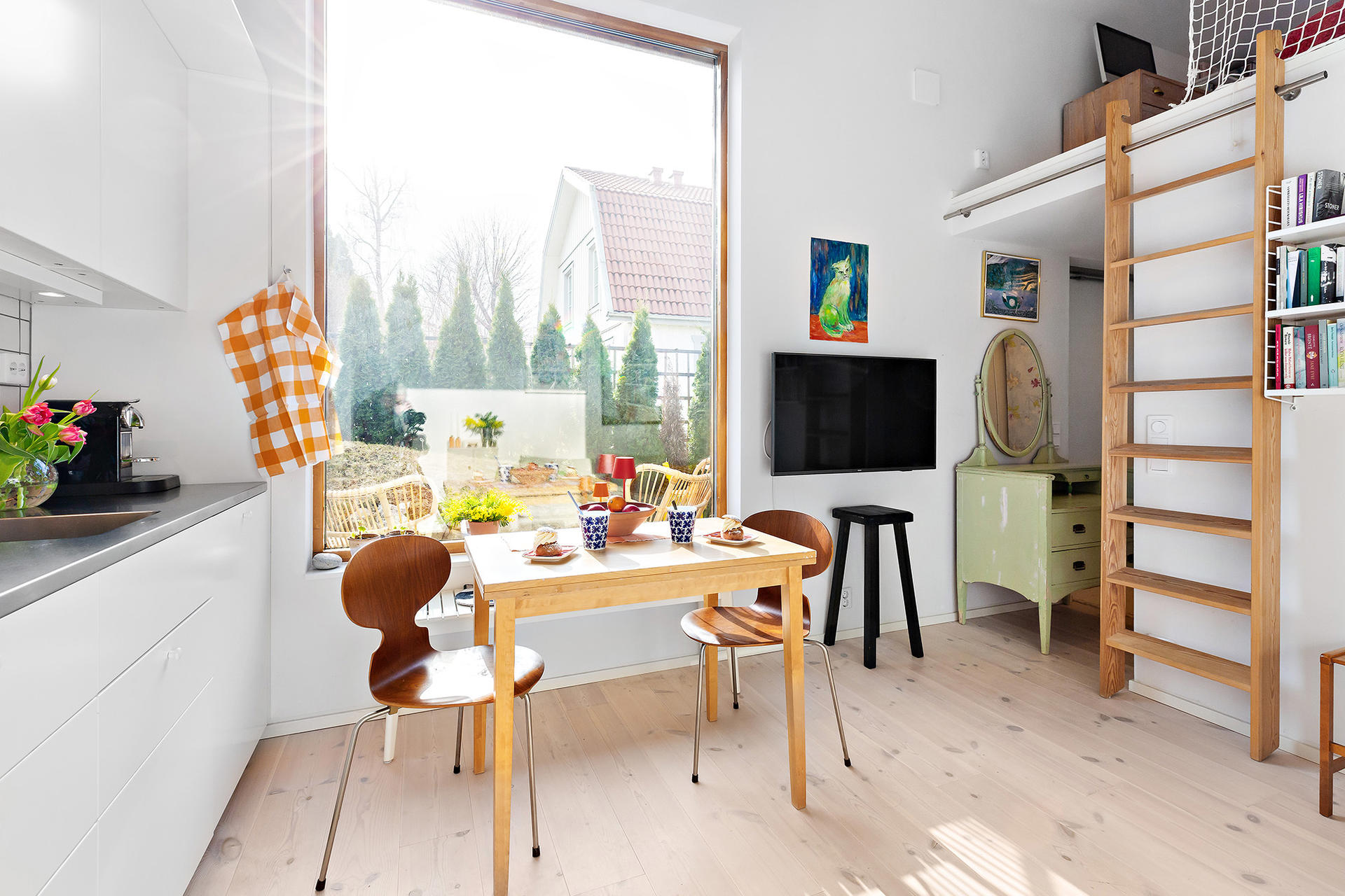 salon avec mezzanine mini maison bois 27m2 salon avec mezzanine mini maison bois 27m2