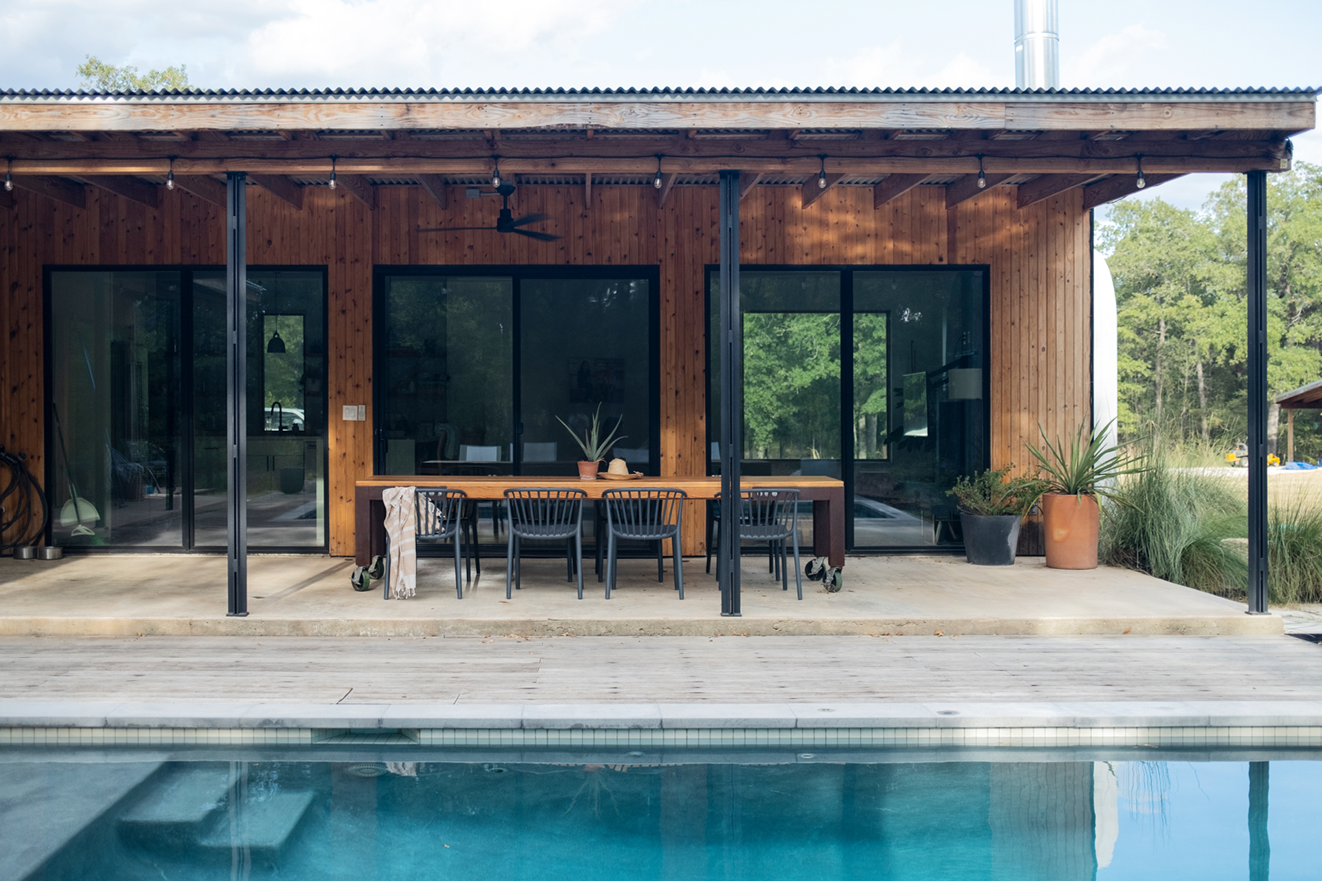 maison en bois Texas la Page House