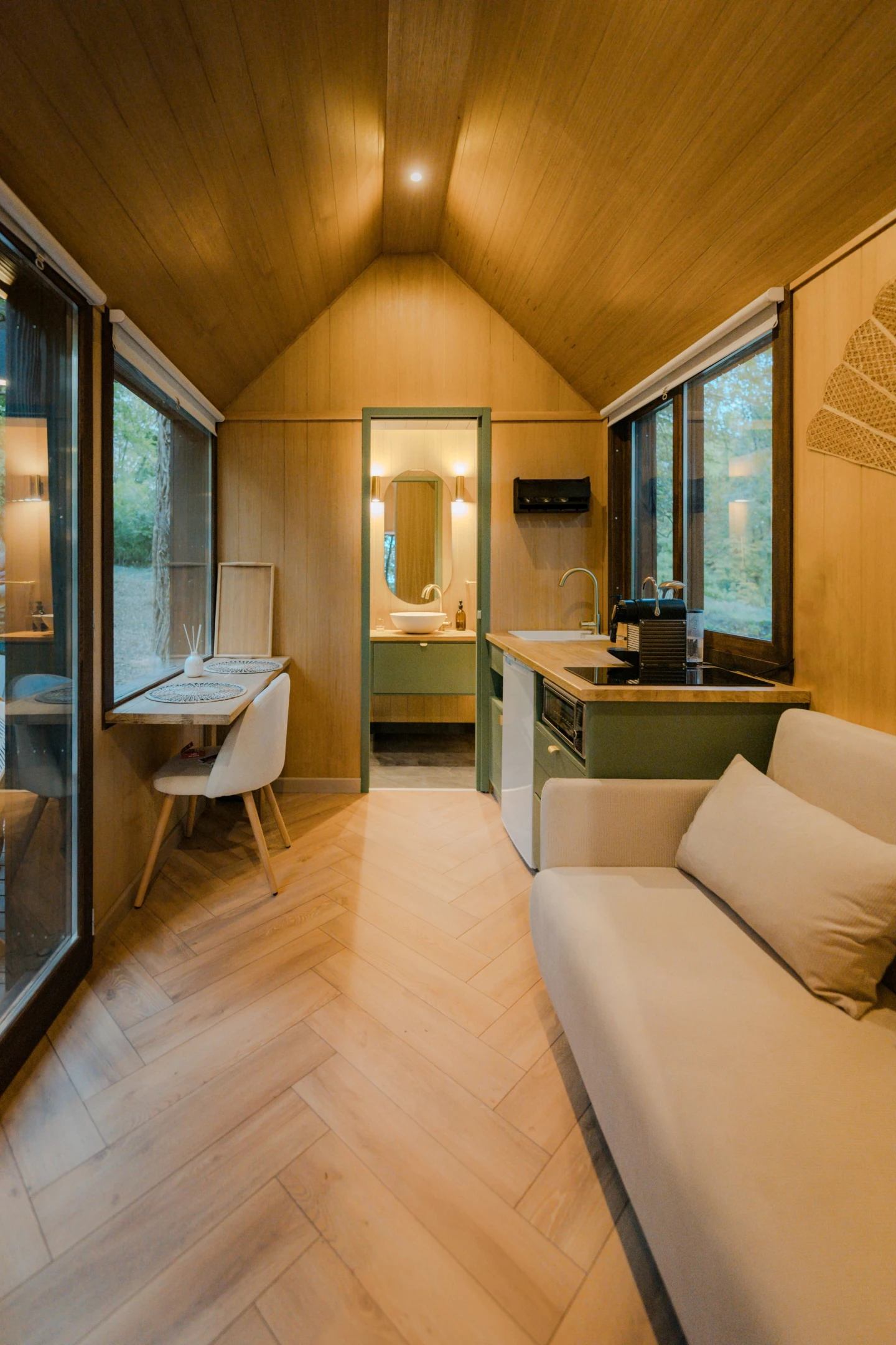 cuisine et salle de bain mini maison 18m2 Pampa Lodge cuisine et salle de bain mini maison 18m2 Pampa Lodge