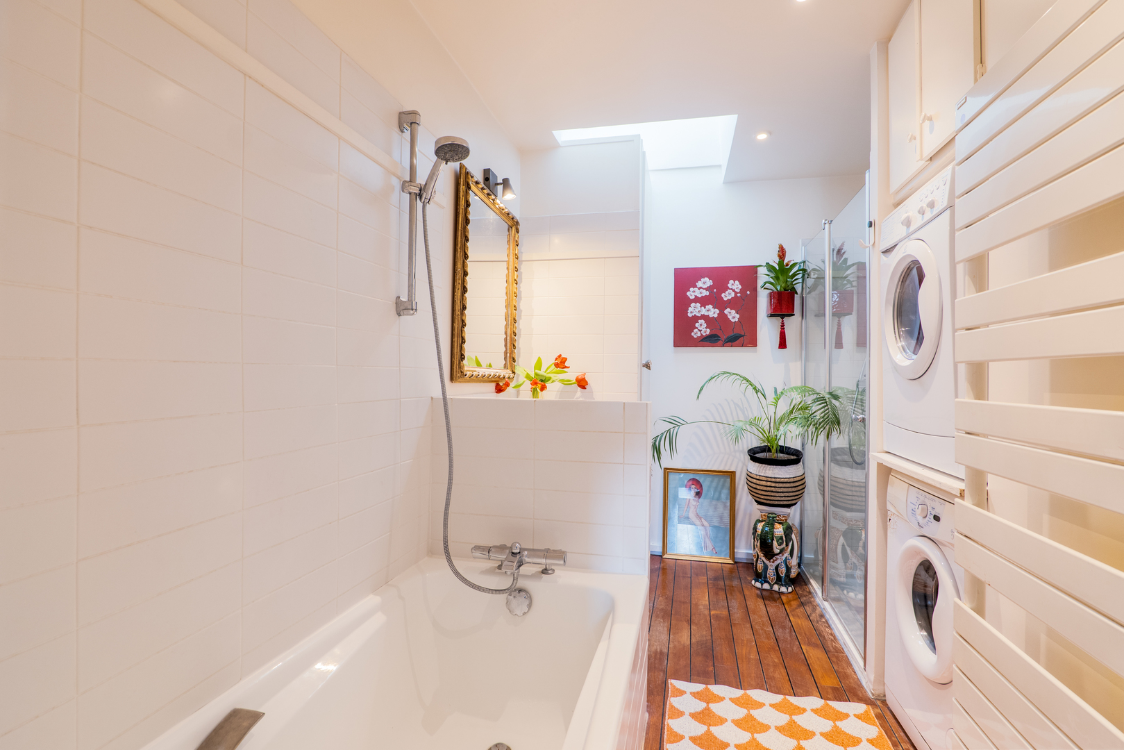 salle de bain avec espace buanderie salle de bain avec espace buanderie