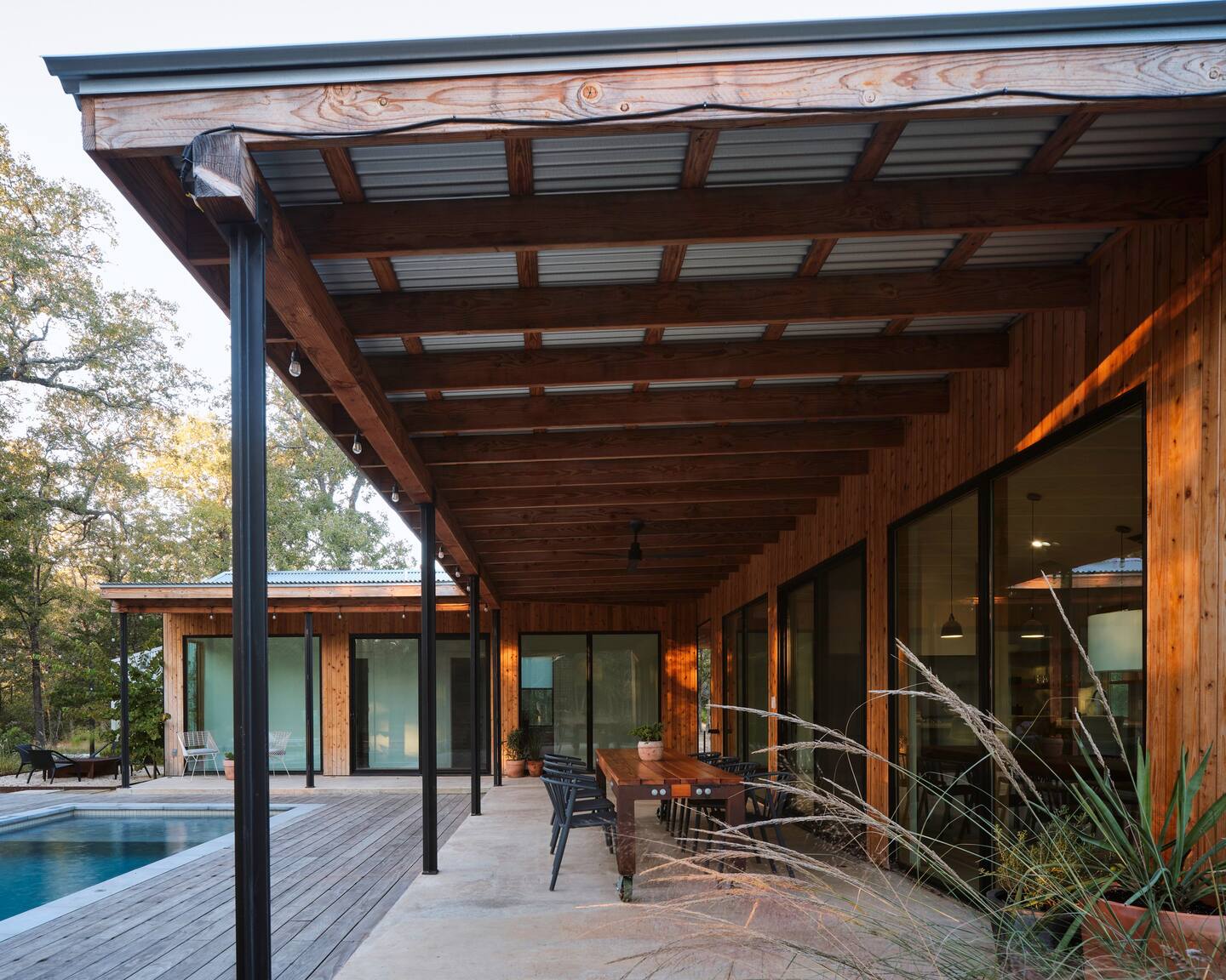 maison en bois Texas la Page House