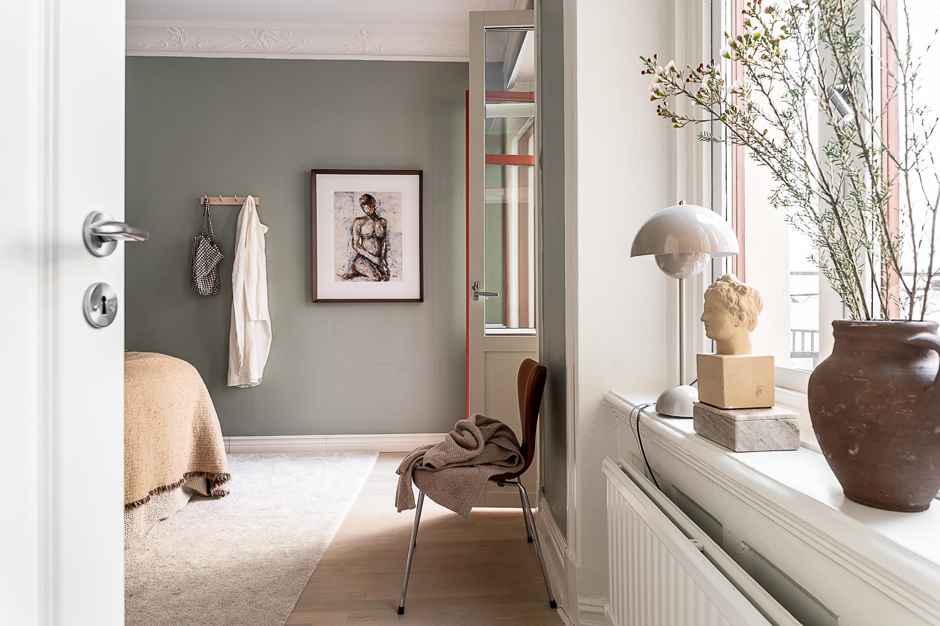 chambre mur vert décoration scandinave chambre mur vert décoration scandinave