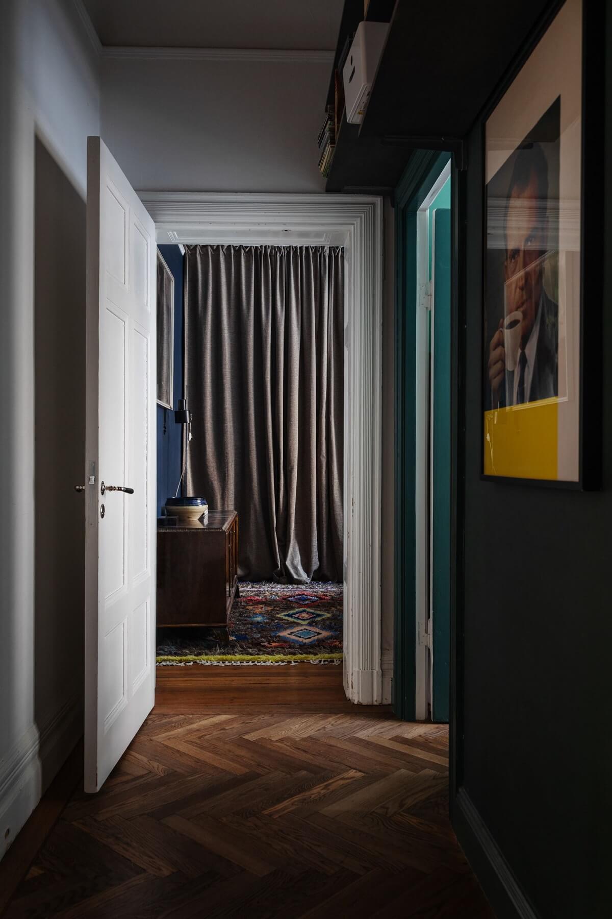 entrée avec parquet appartement décoration design vintage entrée avec parquet appartement décoration design vintage