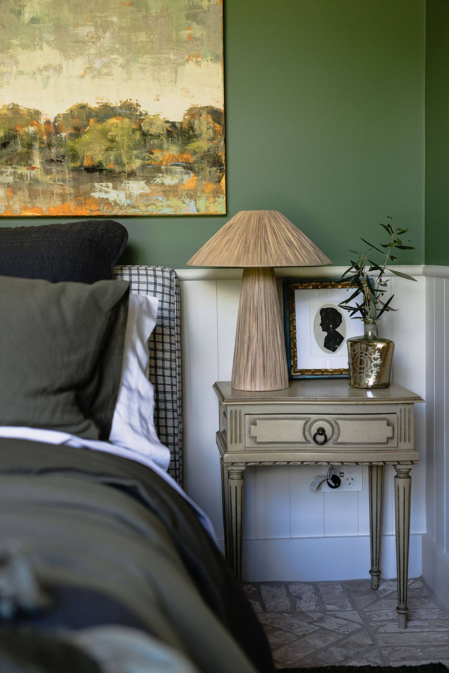 chambre mur vert décoration rustique chic chambre mur vert décoration rustique chic