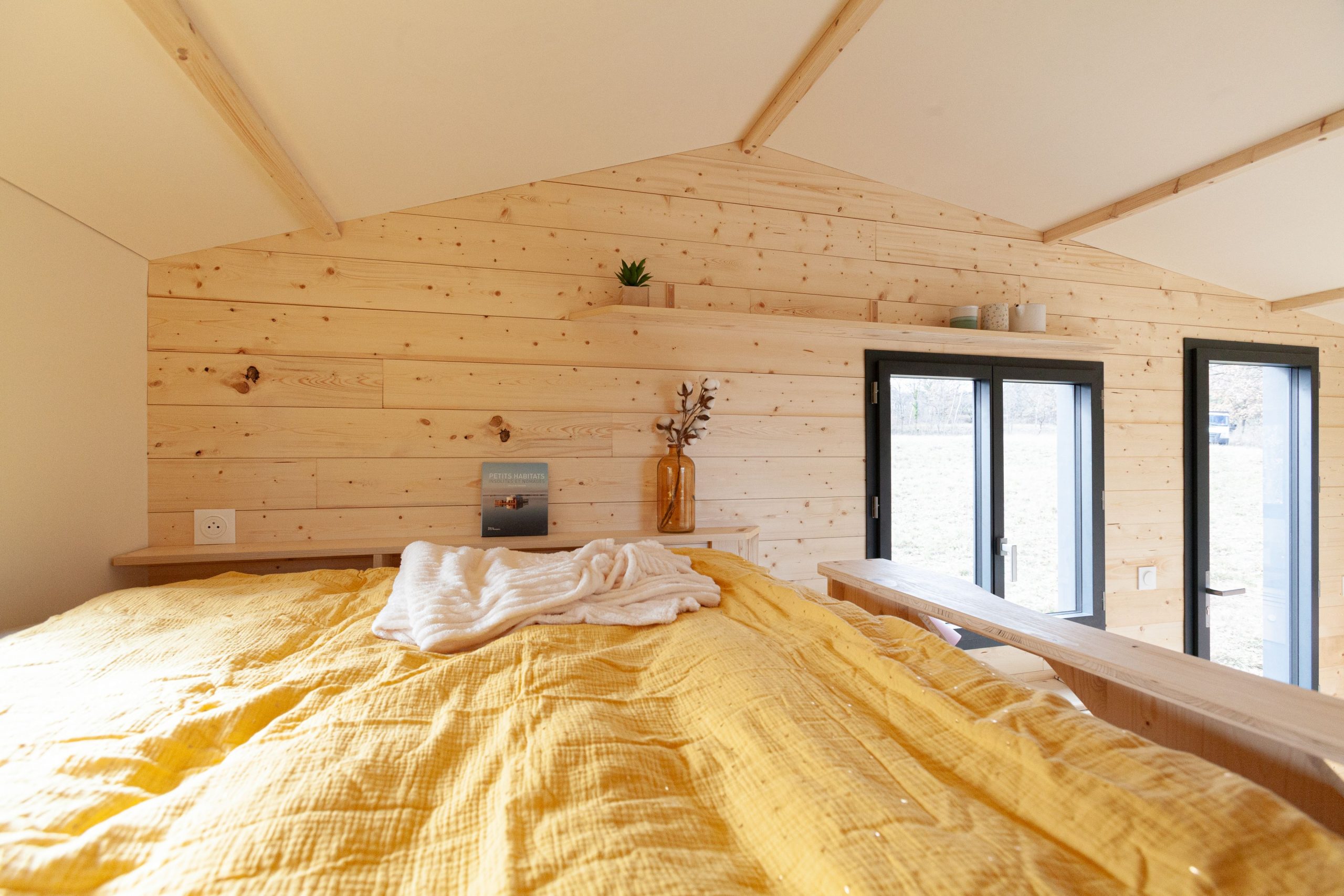 intérieur tiny house française Plume