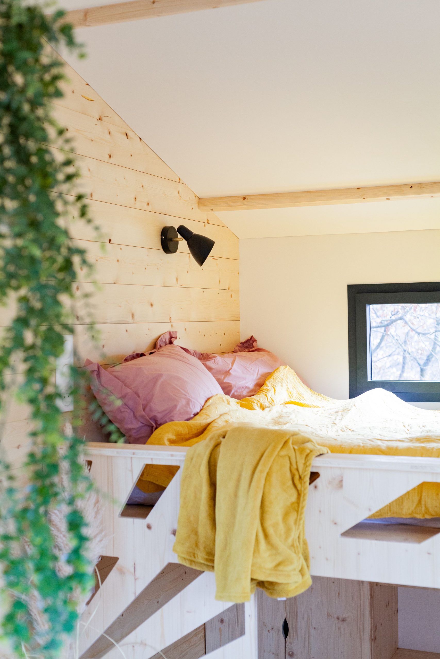 intérieur tiny house française Plume
